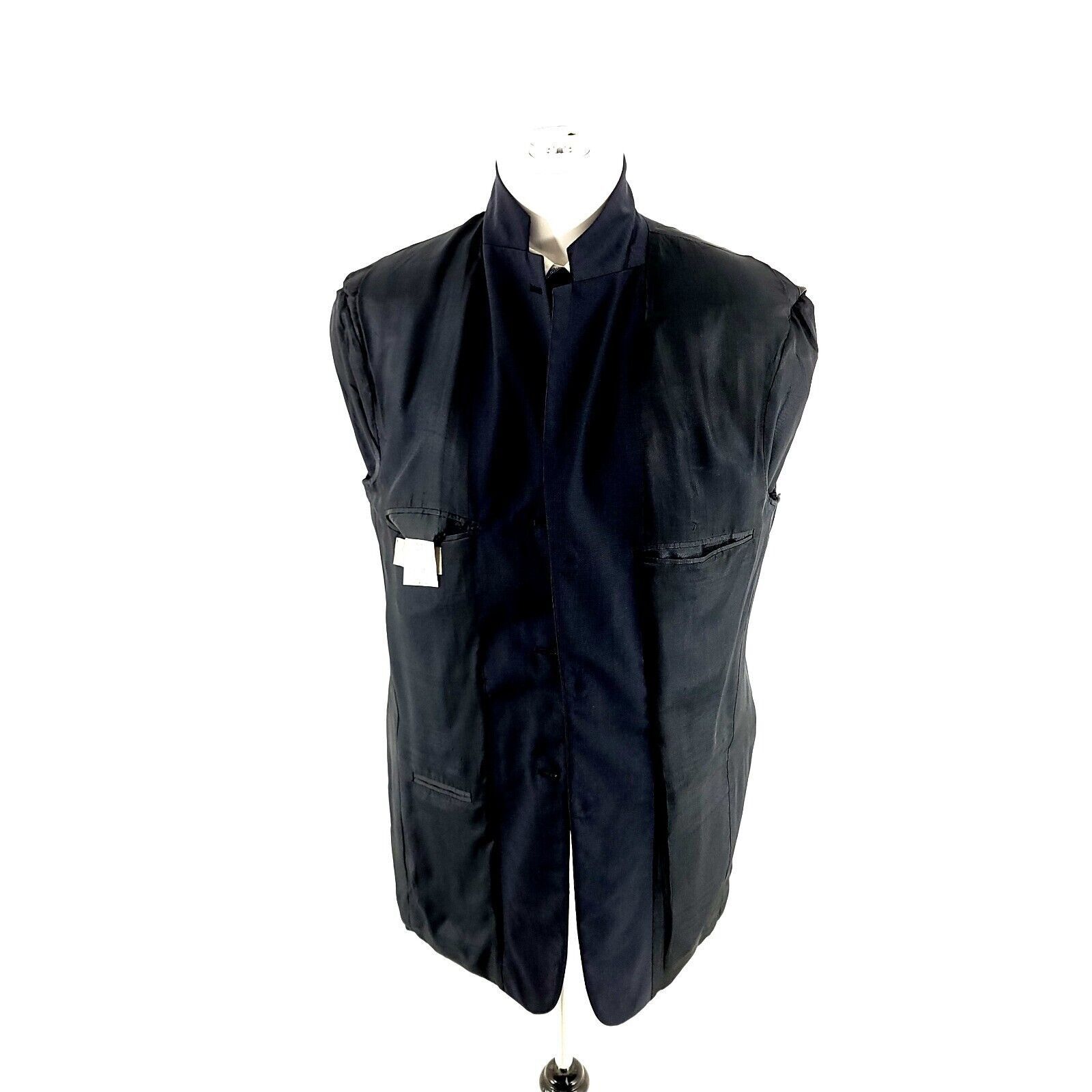 Pierre Cardin Pierre Cardin Worsted Wool 3 Button Blazer Blue 38R Or Slim Size 38R - 10 Thumbnail