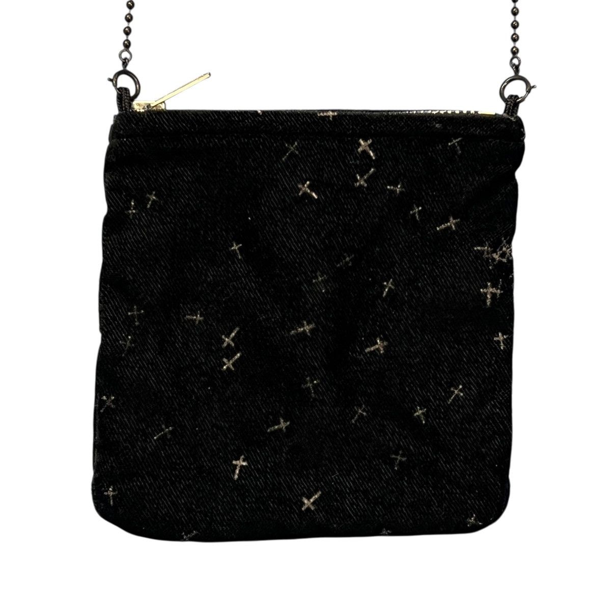 Undercover UNDERCOVER 2010AW Cross Stitch Velours Shoulder Pouch Size ONE SIZE - 2 Thumbnail