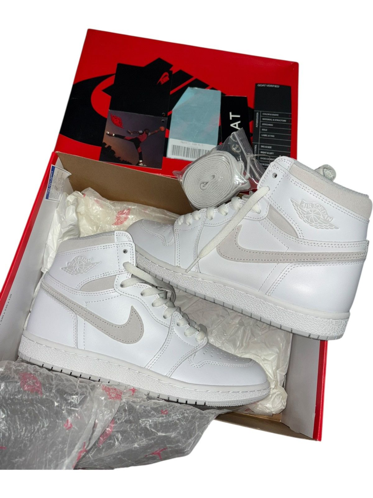 New Air Jordan Retro High 85 OG Neutral Grey aj1 y2k