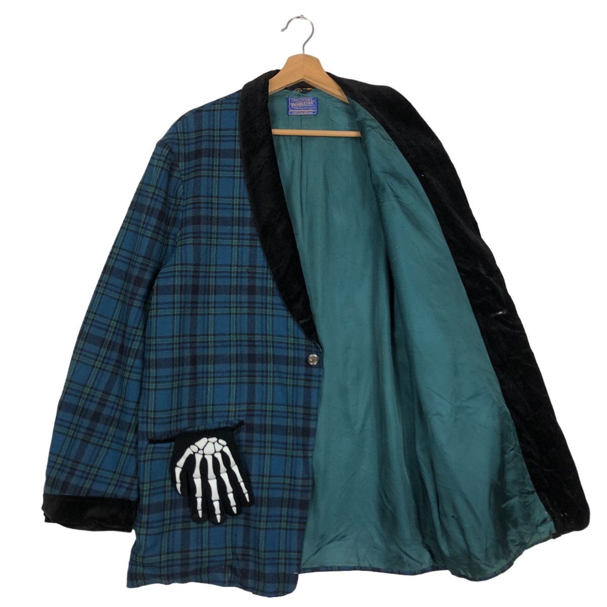 Japanese Brand 🔥90’s Double Breast Chore Work Jacket Tartan Design Size US M / EU 48-50 / 2 - 9 Thumbnail