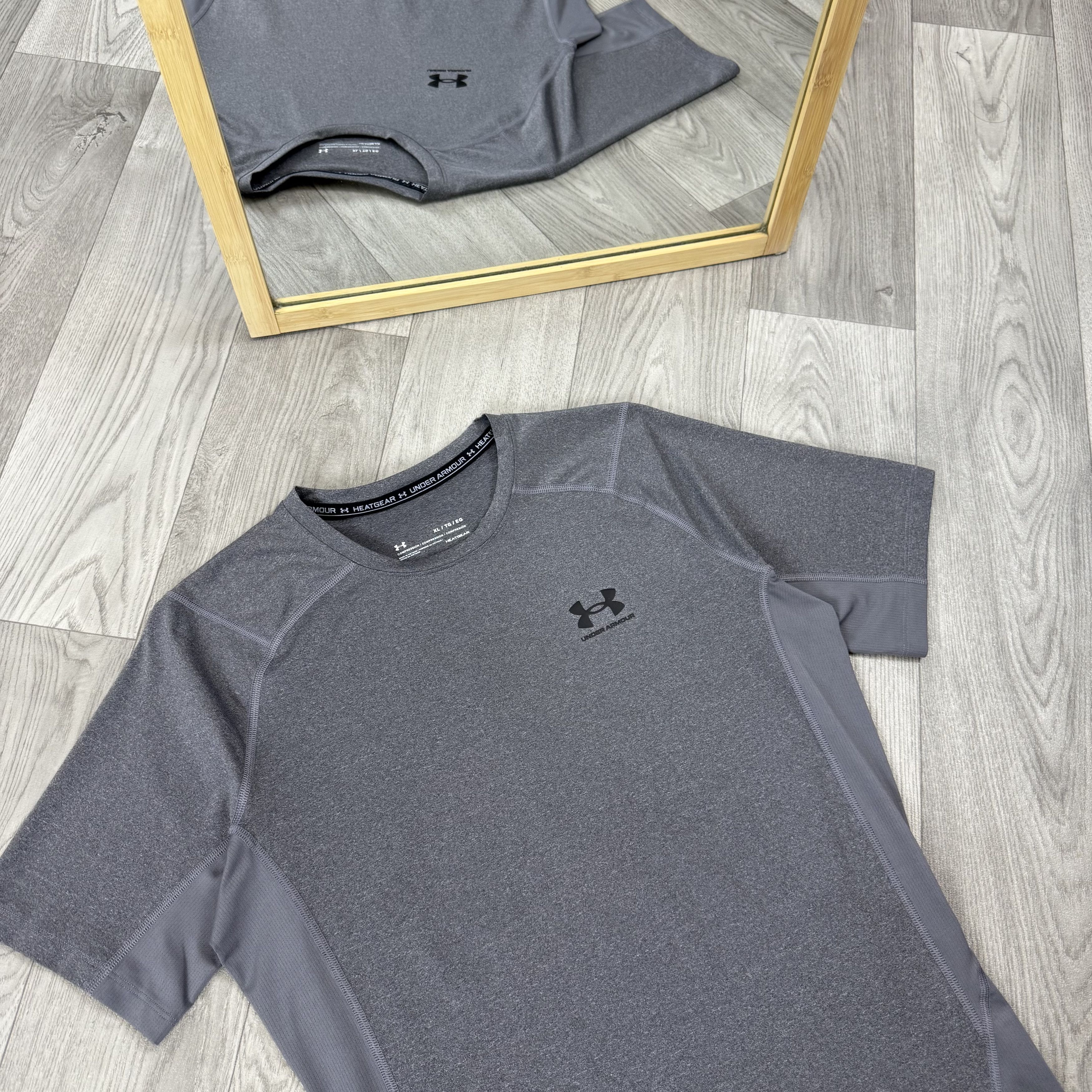 Under Armour Under Armour Grey Rashguard Grey Compression Sport Tee Shirt Size US XL / EU 56 / 4 - 6 Thumbnail