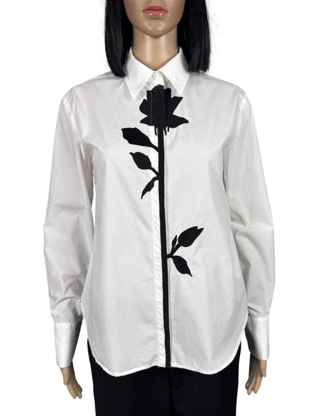Blumarine Blugirl Blumarine Printed Shirt Flower size UK6 IT38 Size XS / US 0-2 / IT 36-38 - 2 Thumbnail