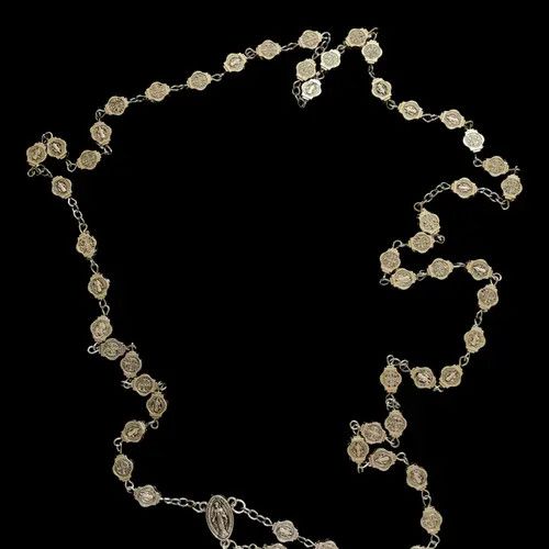 Jewelry Saint Benedict Rosary Necklace Chain Catholic Church Jesus Size ONE SIZE - 6 Thumbnail