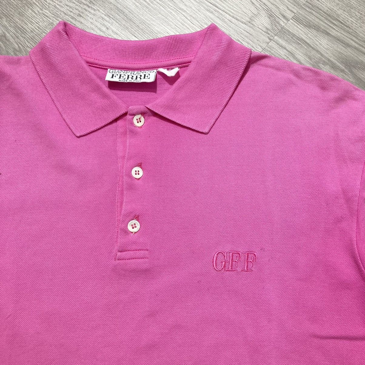 Gianfranco Ferre 🇮🇹 1900s Vintage Gianfranco Ferre Small Logo Polo Tee Luxury Size US M / EU 48-50 / 2 - 7 Thumbnail