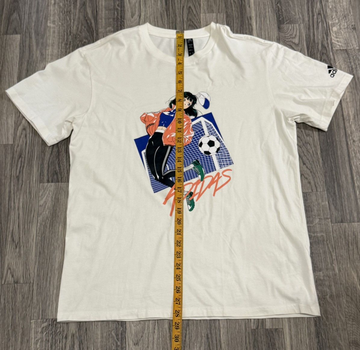 Adidas Adidas Tokyo Anime Girl Soccer Tee Size L Japan Exclusive Size US L / EU 52-54 / 3 - 10 Thumbnail