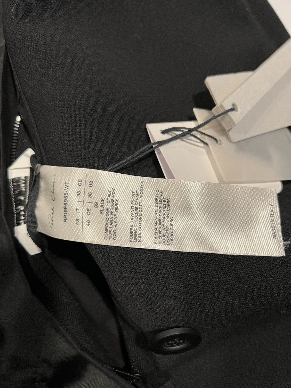 Rick Owens Rick Owens Mens coat 48/38/M. $2800 Size US M / EU 48-50 / 2 - 15 Thumbnail