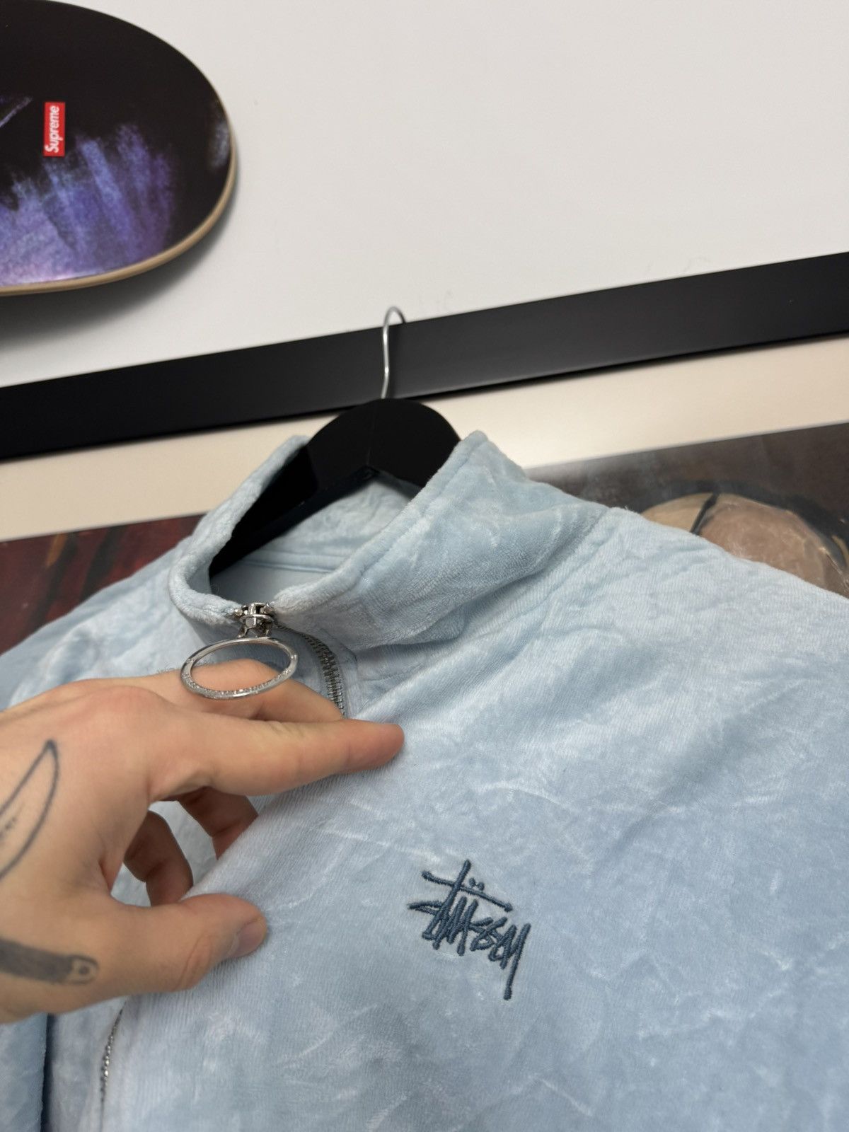 Stussy Stussy Australia Unisex Cropped Boxy Half Zip Light Fleece Size US S / EU 44-46 / 1 - 7 Thumbnail
