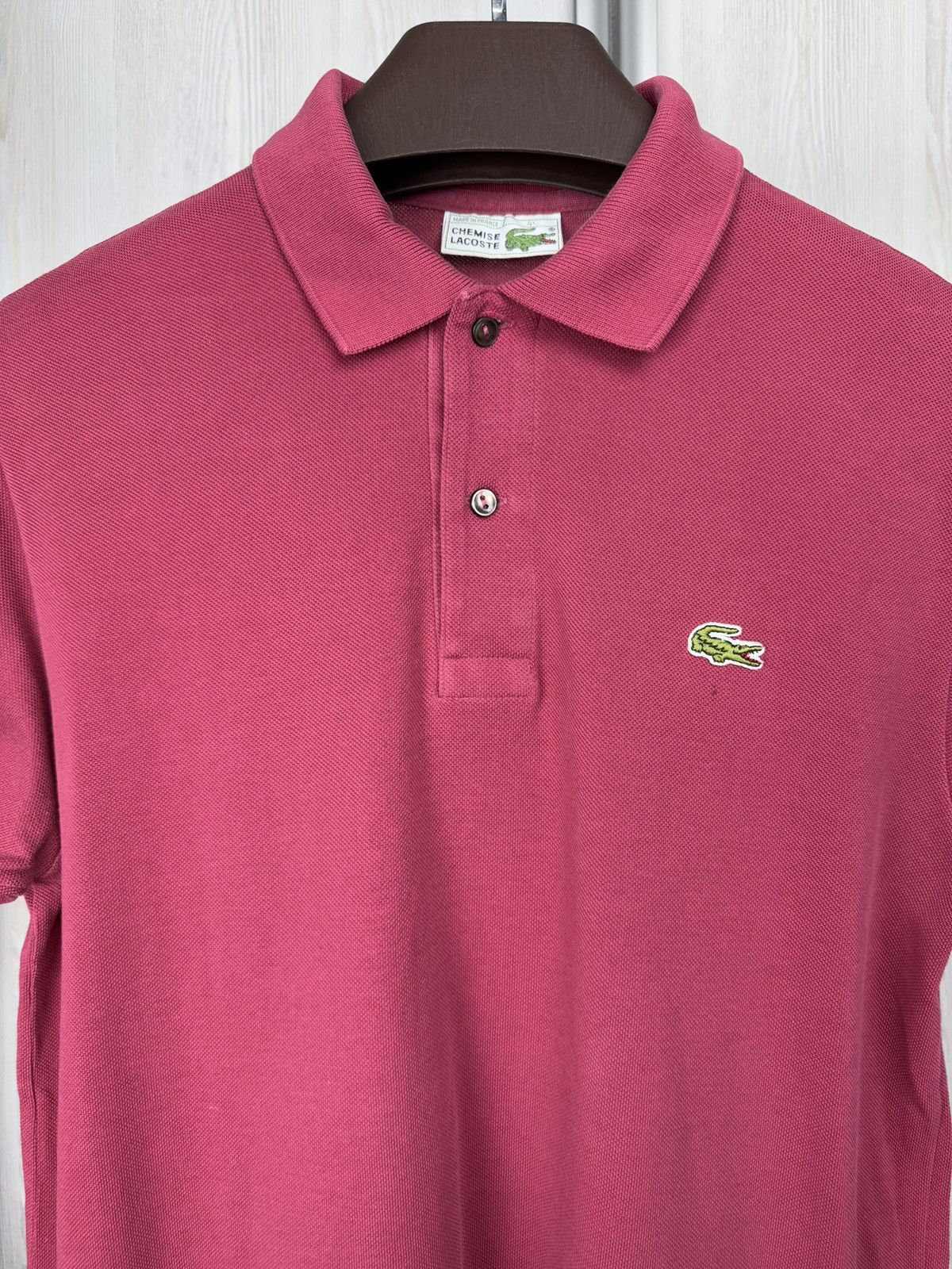 Lacoste Chemise Lacoste vintage 90s red polo tee shirt size 4 Size US M / EU 48-50 / 2 - 3 Thumbnail