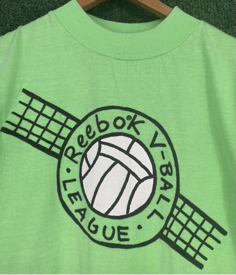 Reebok Vintage 80’s Reebok Volleyball Neon T-Shirt Men’s Small Size US S / EU 44-46 / 1 - 2 Thumbnail