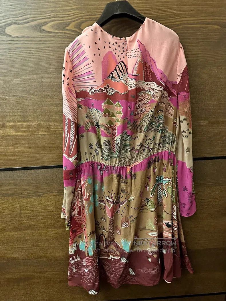 Valentino Valentino Mulberry silk dress Size M / US 6-8 / IT 42-44 - 2 Thumbnail