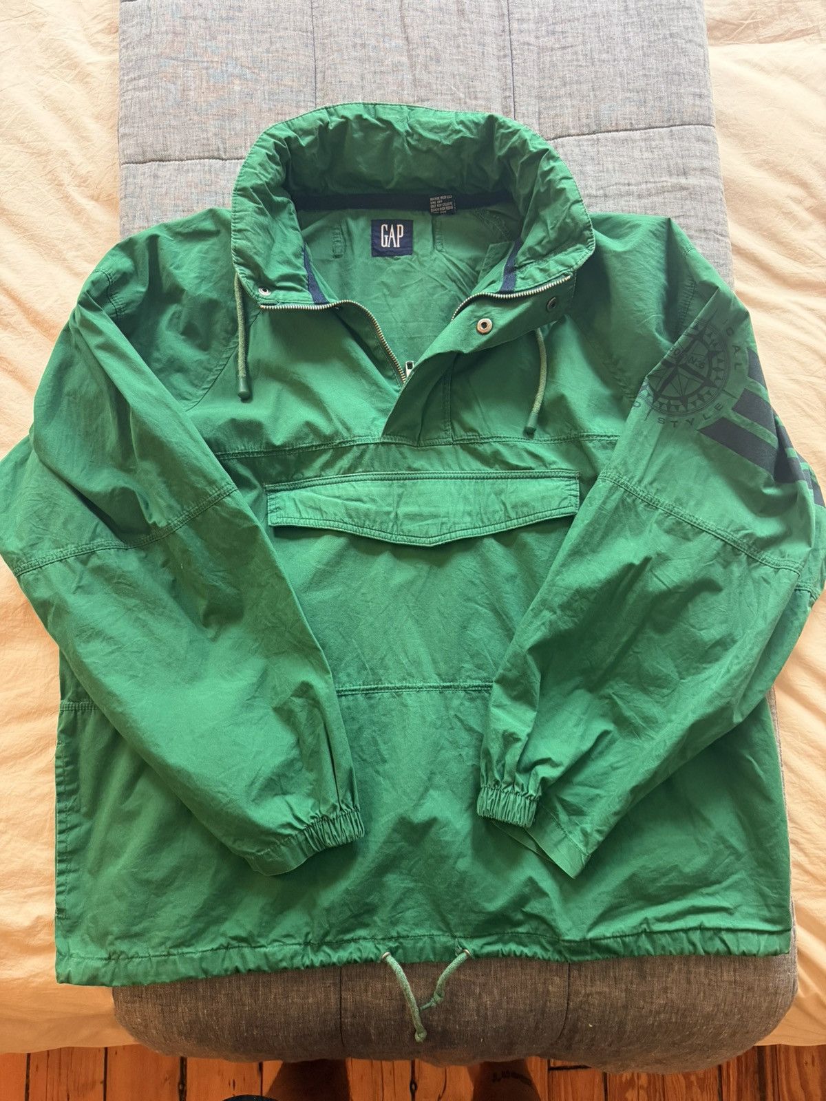 Gap Vintage GAP Men’s Medium Green Pullover 90s Style Size US M / EU 48-50 / 2 - 1 Thumbnail