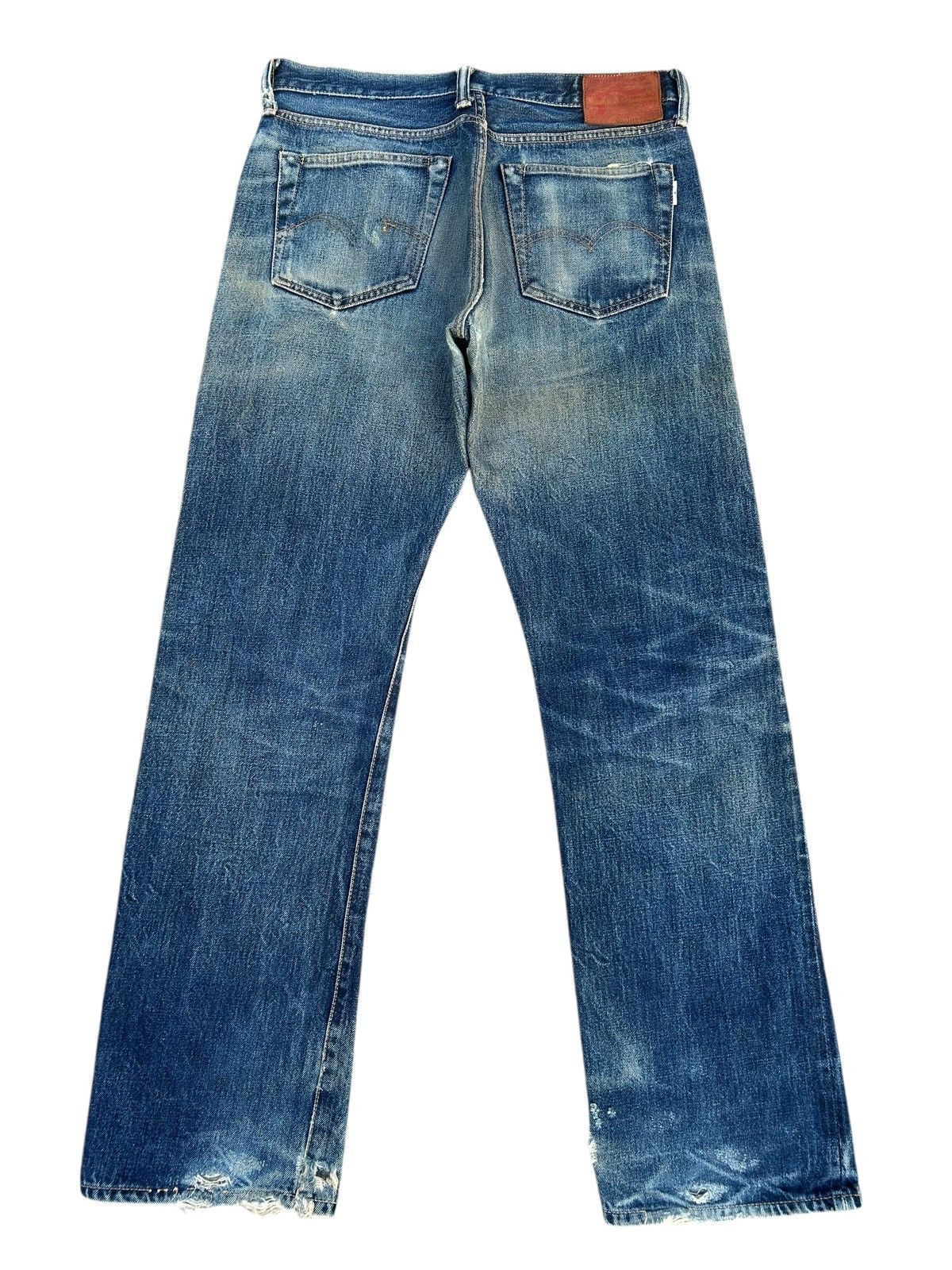 Kapital Thrashed Vintage Studio Dartisan Selvedge Denim Jeans Size US 31 - 2 Thumbnail