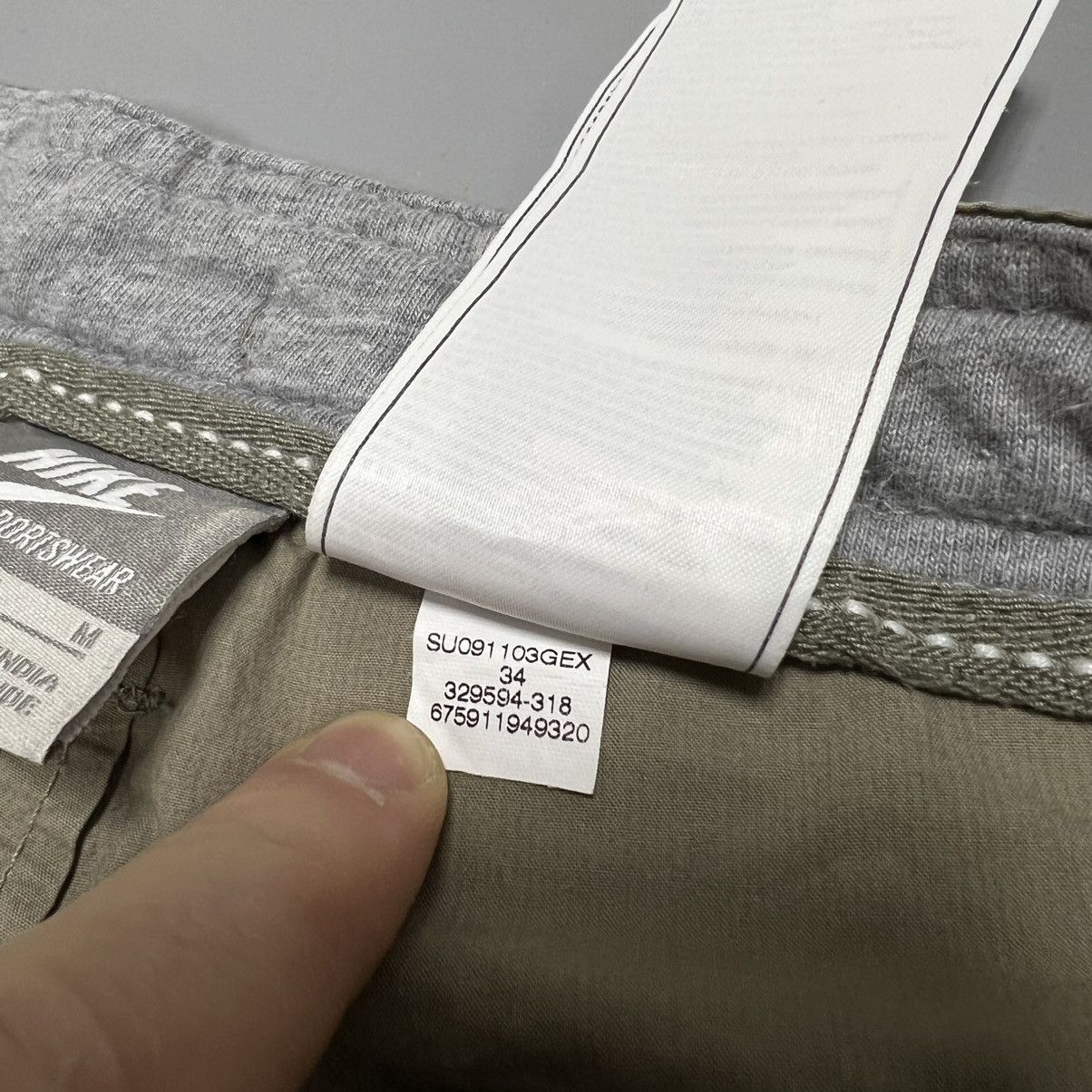 Nike × Vintage Vintage Nike Cargo shorts y2k Size US 34 / EU 50 - 18 Thumbnail
