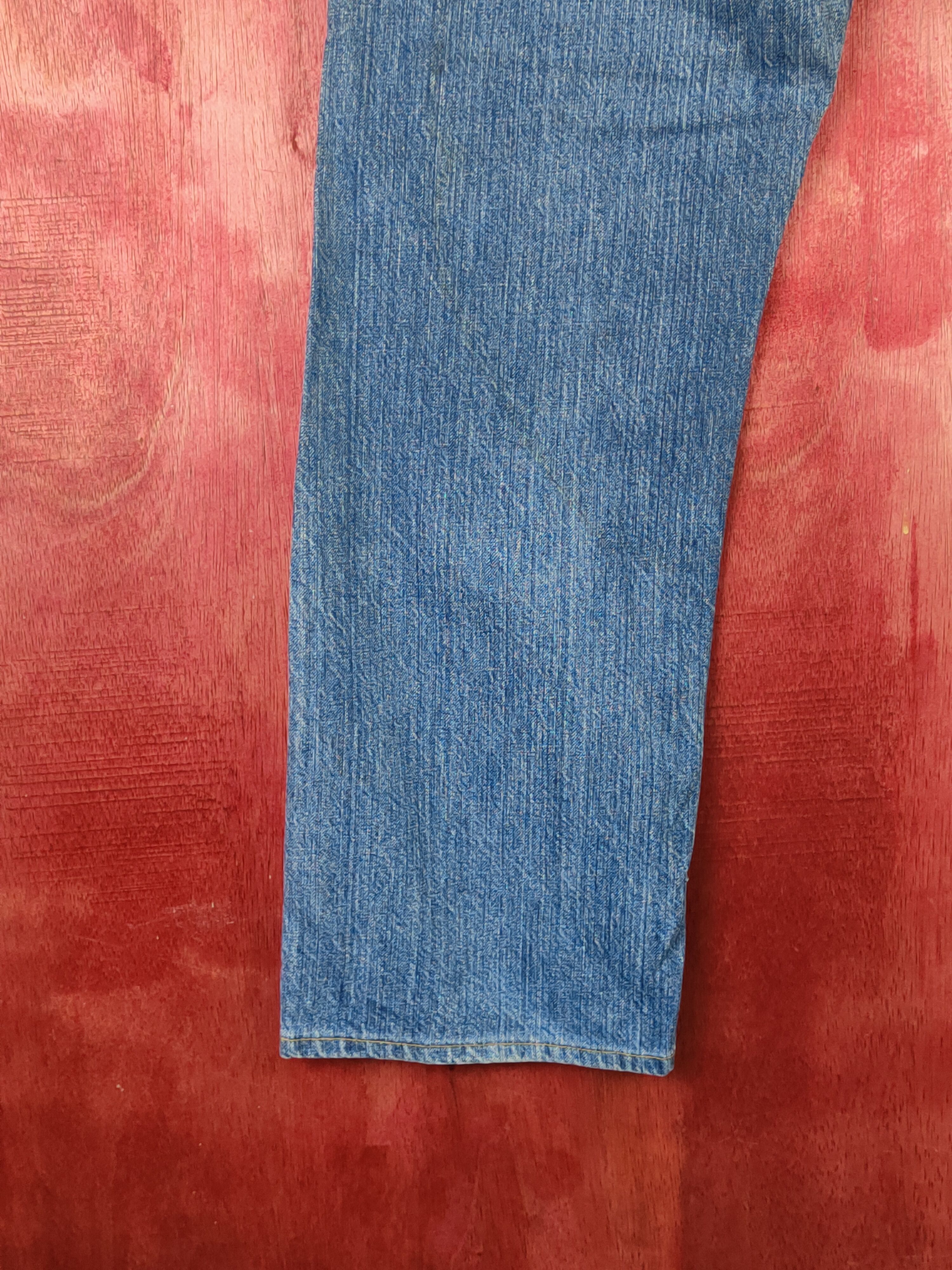 Japanese Brand 501 Levi's Blue Distressed Ripped Jeans #S1830 Size US 33 - 11 Thumbnail
