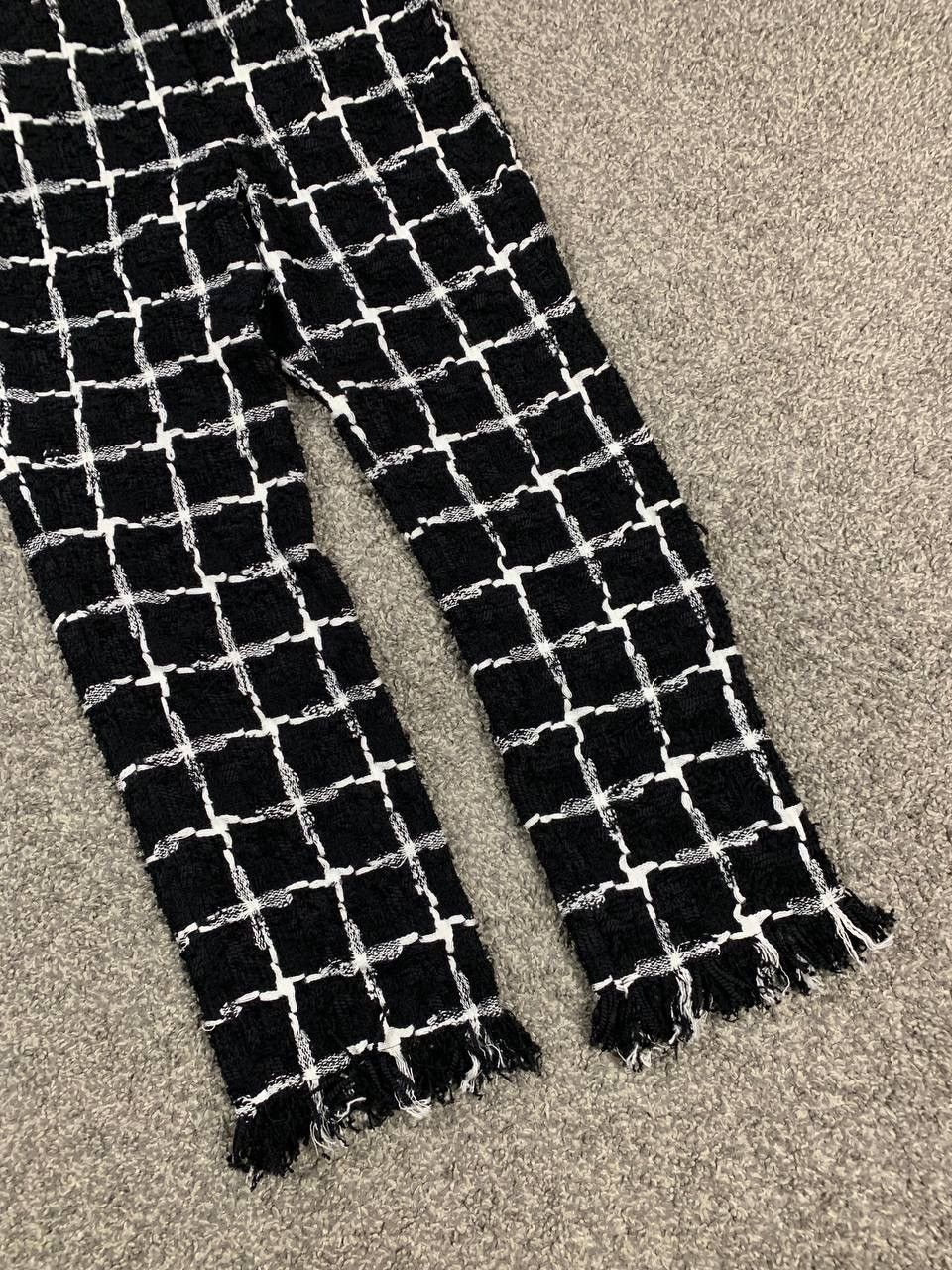 Balmain Balmain Checked Bouclé-Tweed Pants FR38 Size 27" / US 4 / IT 40 - 6 Thumbnail