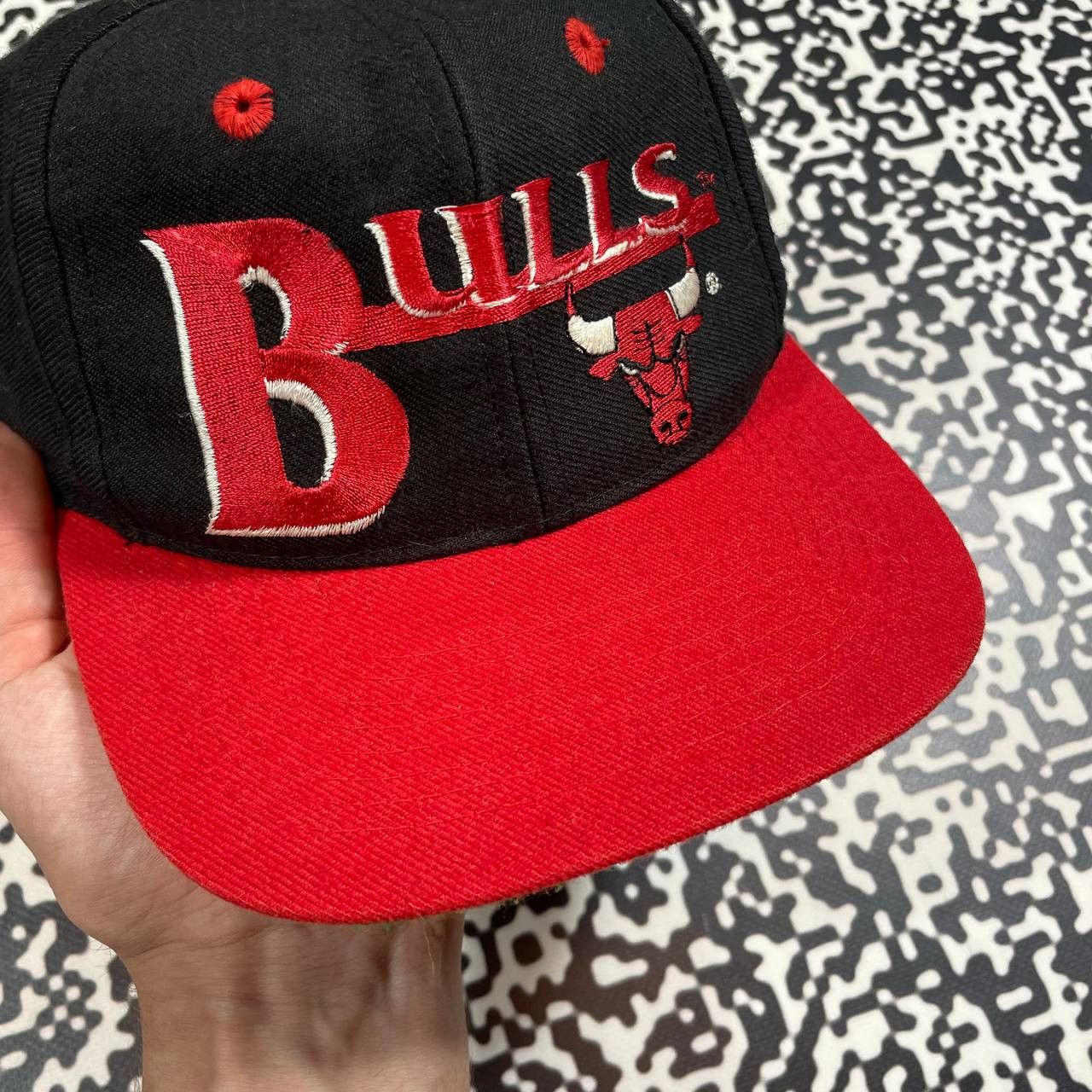 NBA Vintage 90s Chicago Bulls Wool Retro NBA Basketball Cap Size ONE SIZE - 4 Thumbnail
