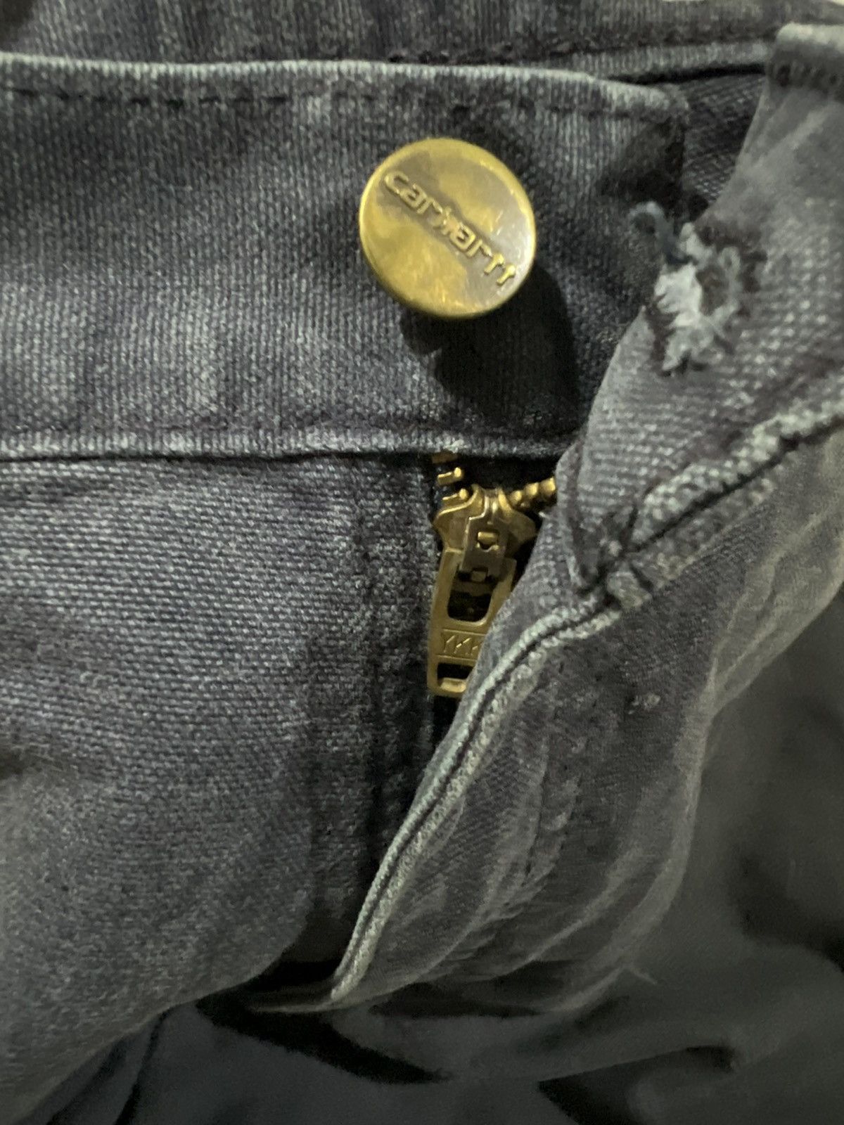 Carhartt × Vintage Y2K Carhartt Duck Canvas Painter Double Knee Distress Jeans Size US 34 / EU 50 - 11 Thumbnail