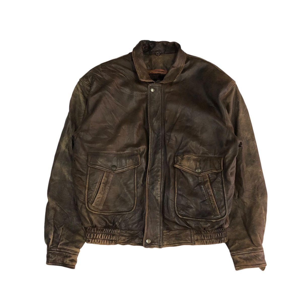 Japanese Brand VINTAGE PARACHUTE BIKER LEATHER JACKET BLANKET ISSEY MIYAKE Size US L / EU 52-54 / 3 - 1 Thumbnail