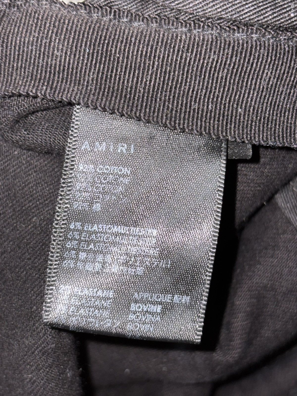 Amiri Amiri MX1 Black Patch Jeans - Size 40 Size US 40 / EU 56 - 6 Thumbnail