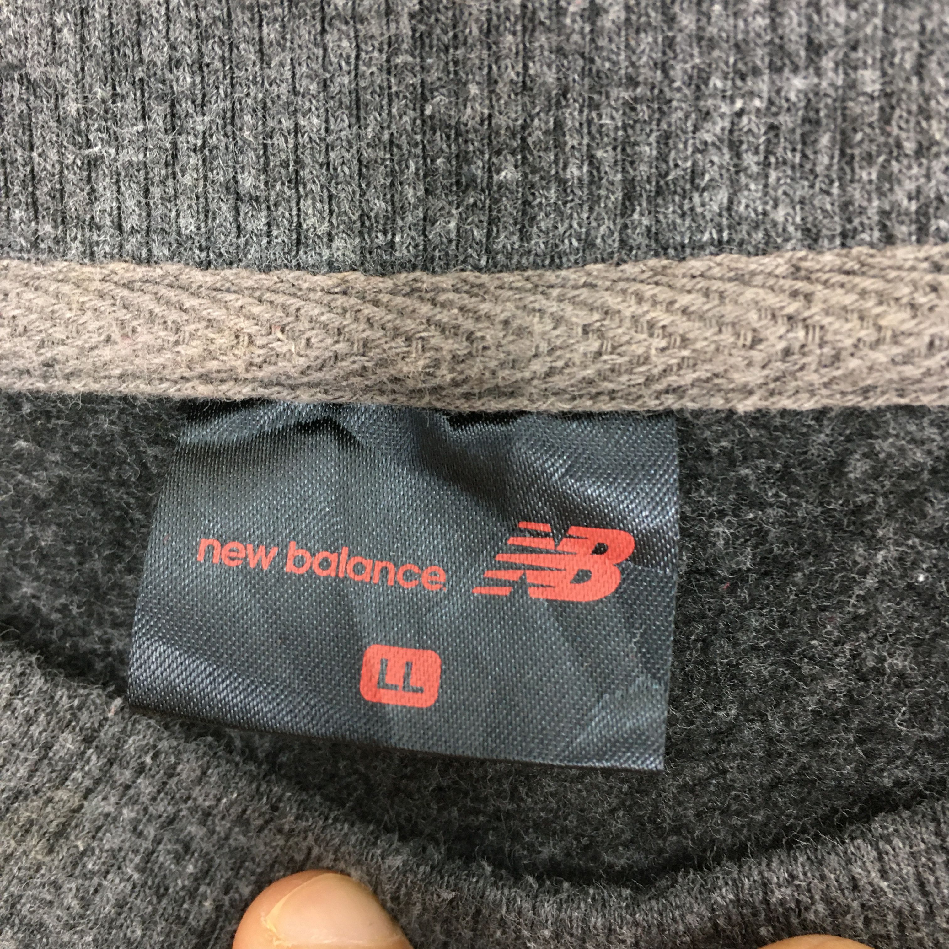 New Balance New Balance Sweater Gray Vintage Size US L / EU 52-54 / 3 - 6 Thumbnail
