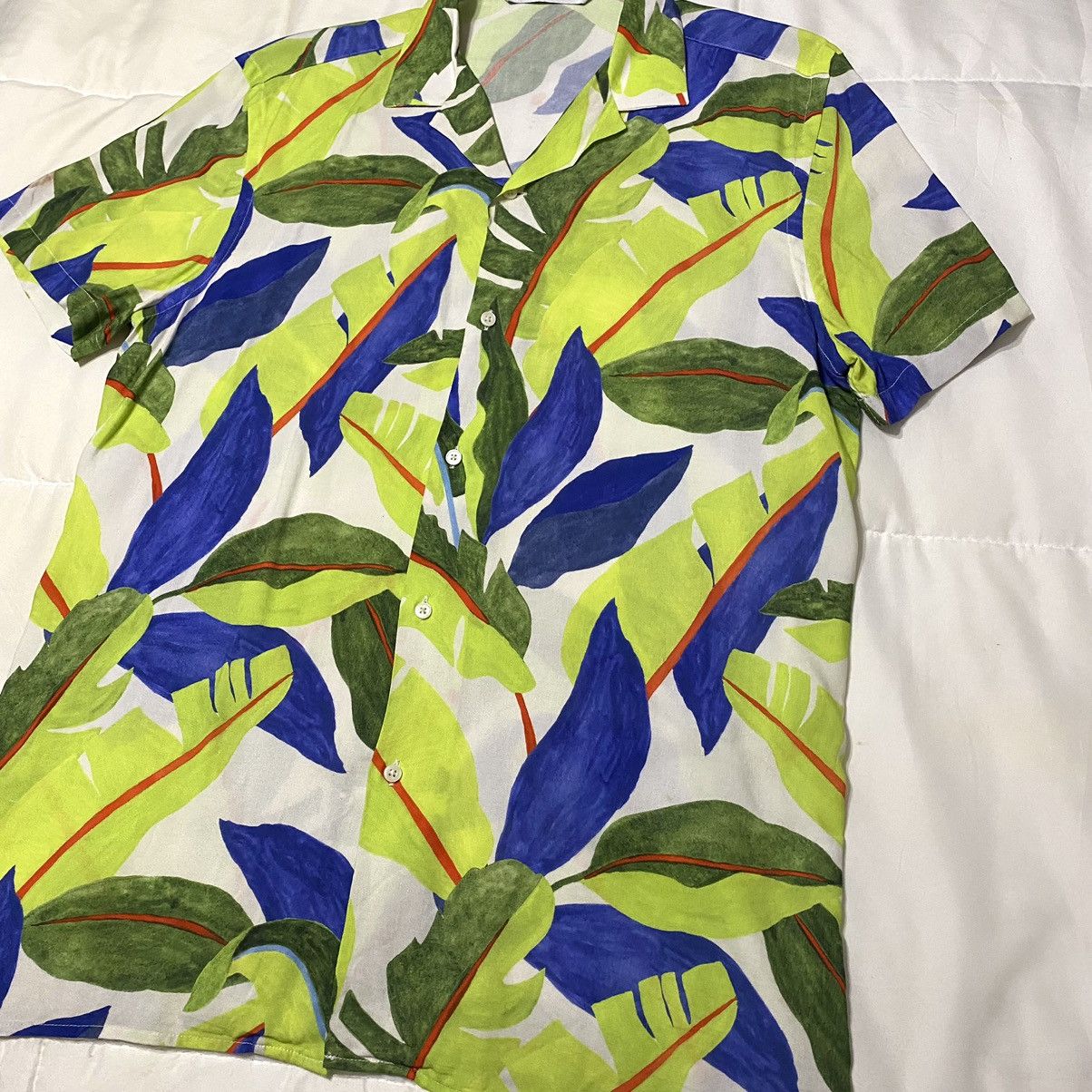 Zara Zara Camp Collar Shirt Size US M / EU 48-50 / 2 - 3 Thumbnail