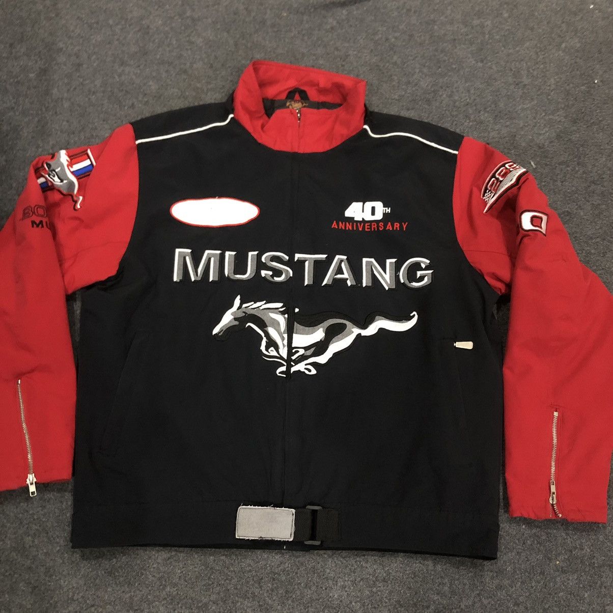Ford × Mustang × Vintage vintage racing jacket mustang Anniversary made in rusia Size US XL / EU 56 / 4 - 1 Thumbnail