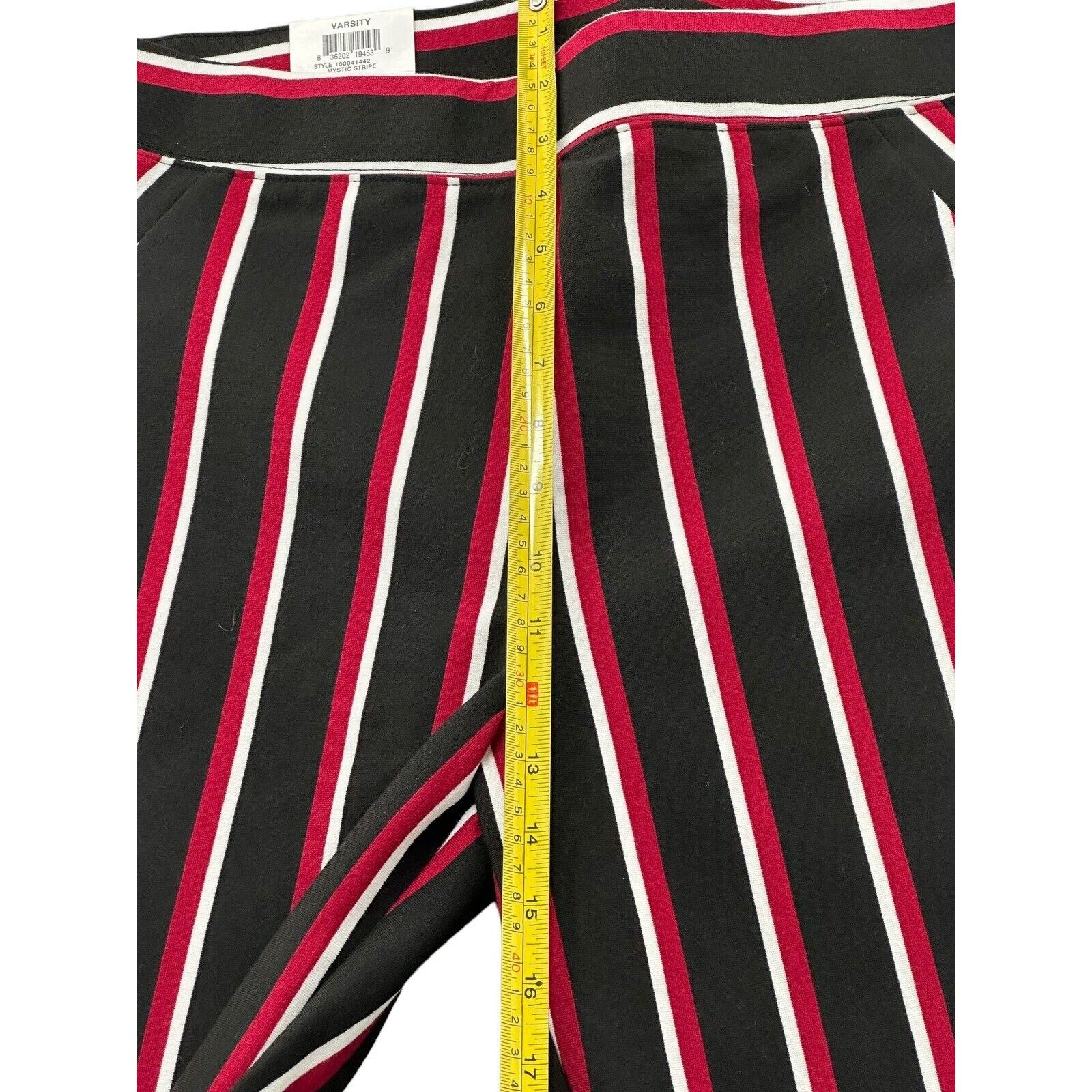 I.N.C INC NWT Womens Mystic Striped Wide-Leg Soft Pants 16 Size 38" / US 16 / IT 52 - 8 Thumbnail