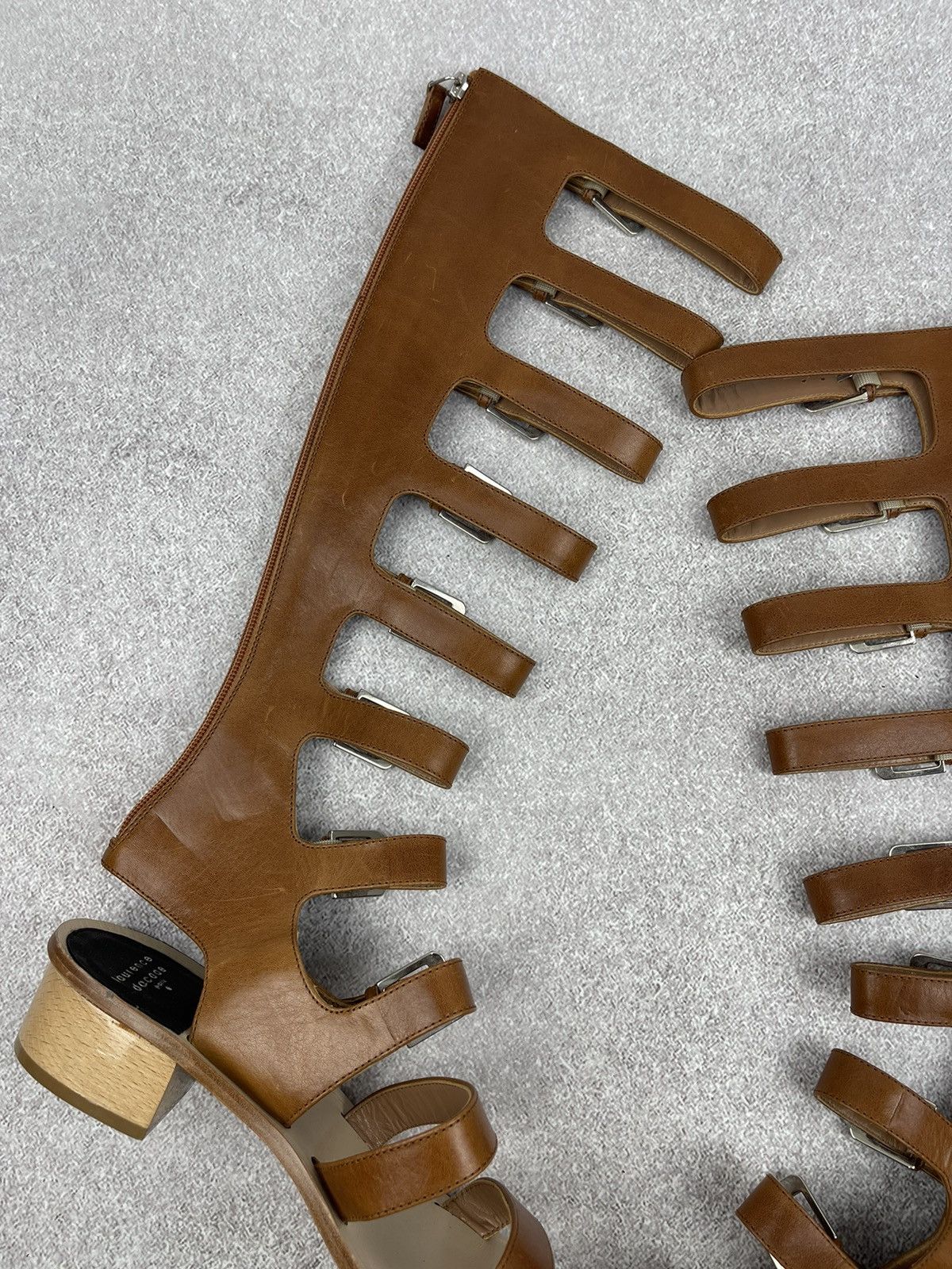 Other Laurence Dacade Brown Leather Halle Gladiator Sandals Size US 8 / IT 38 - 6 Thumbnail