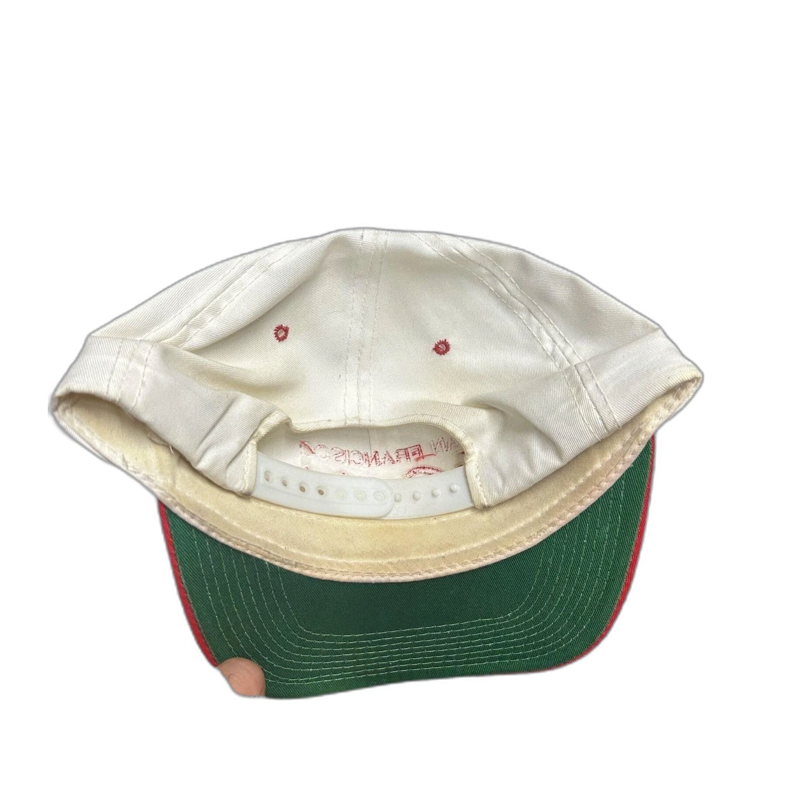 Sports Specialties Vintage NFL 49ers Sports Specialties Scripts Snapback Hat Size US XXS / EU 40 - 3 Thumbnail