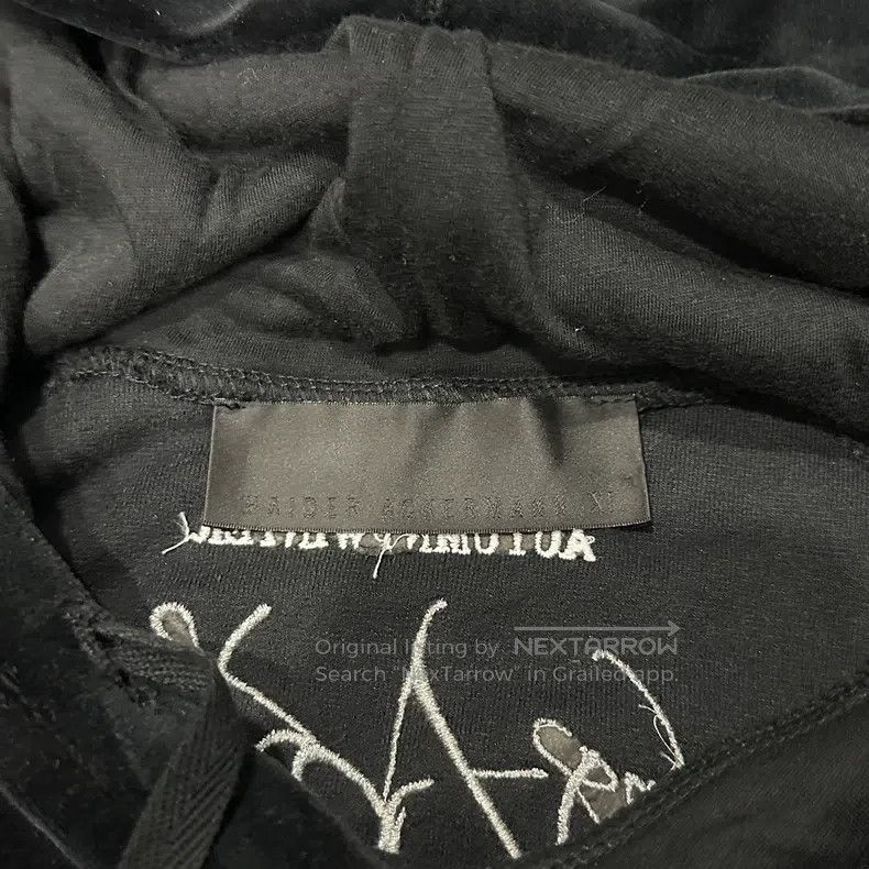 Haider Ackermann Haider Ackermann Embroidered Velvet Sweatshirt Size US XL / EU 56 / 4 - 3 Thumbnail