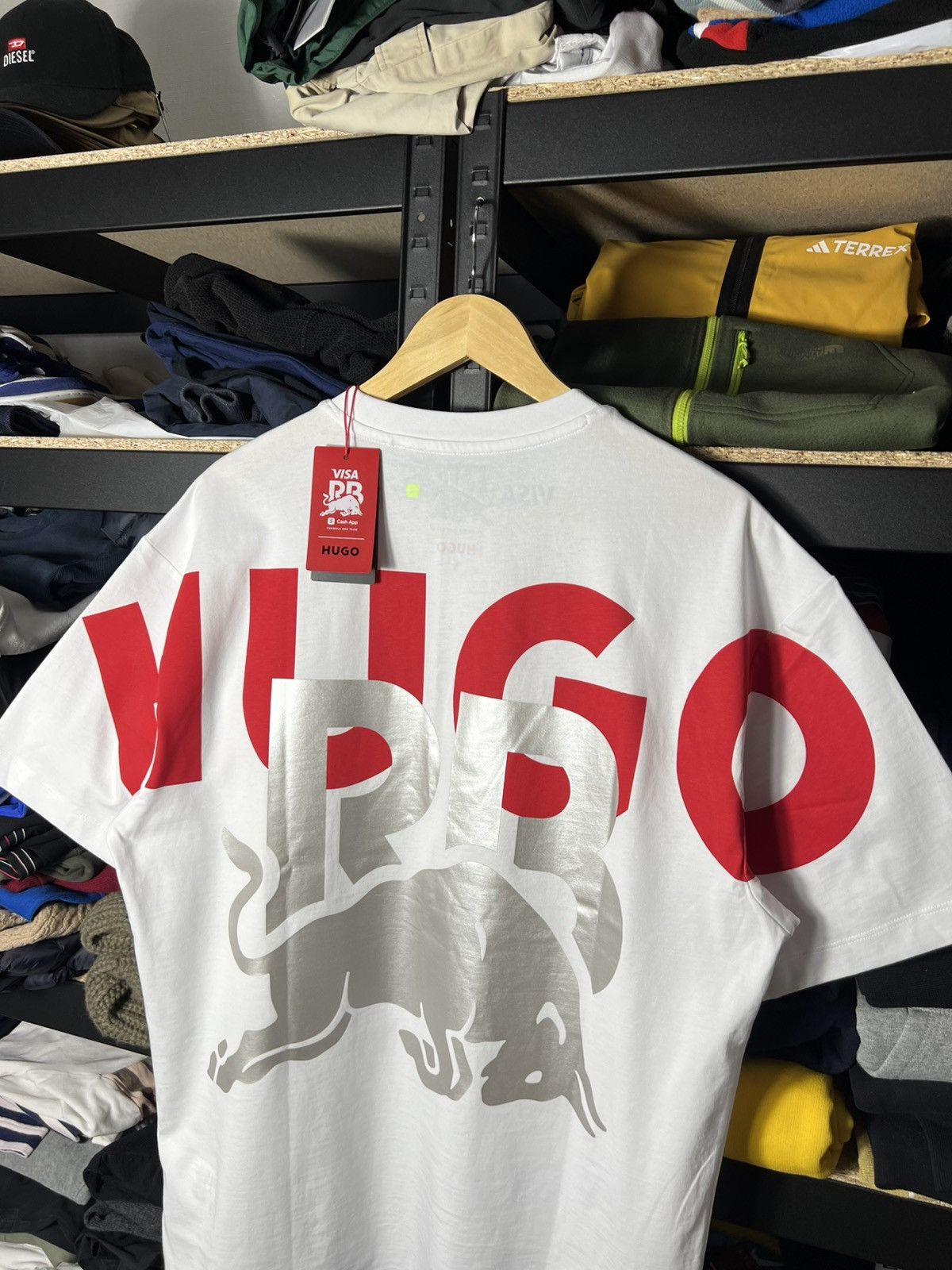 Hugo HUGO Red Bull Racing F1 Oversized T-Shirt Visa Cash App Y2K Size US S / EU 44-46 / 1 - 5 Thumbnail