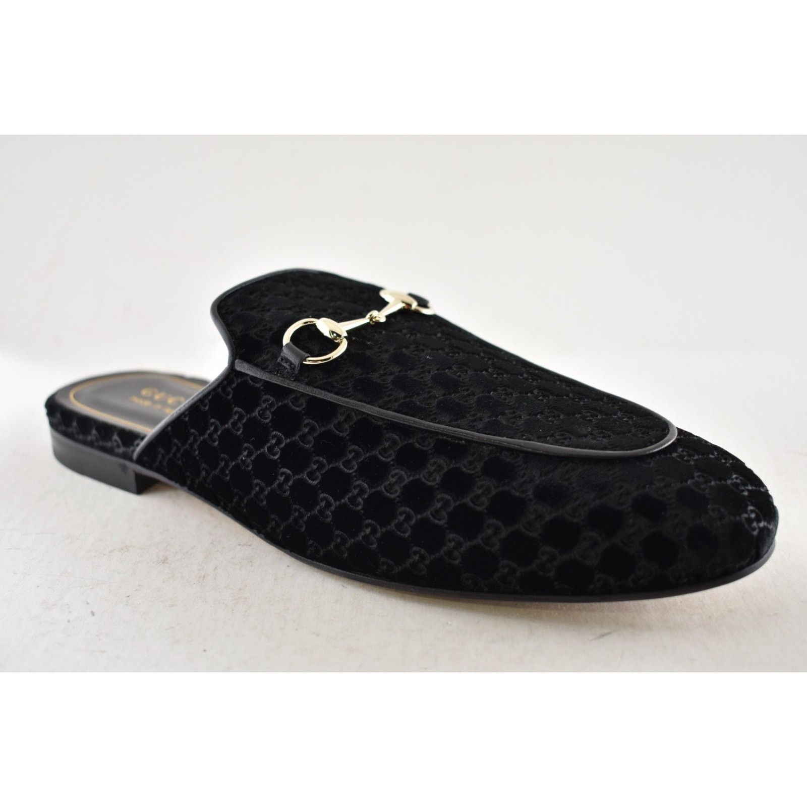 Gucci Gucci Princetown Velvet GG Black Backless Mule Flat 41 Size US 11 / IT 41 - 6 Thumbnail