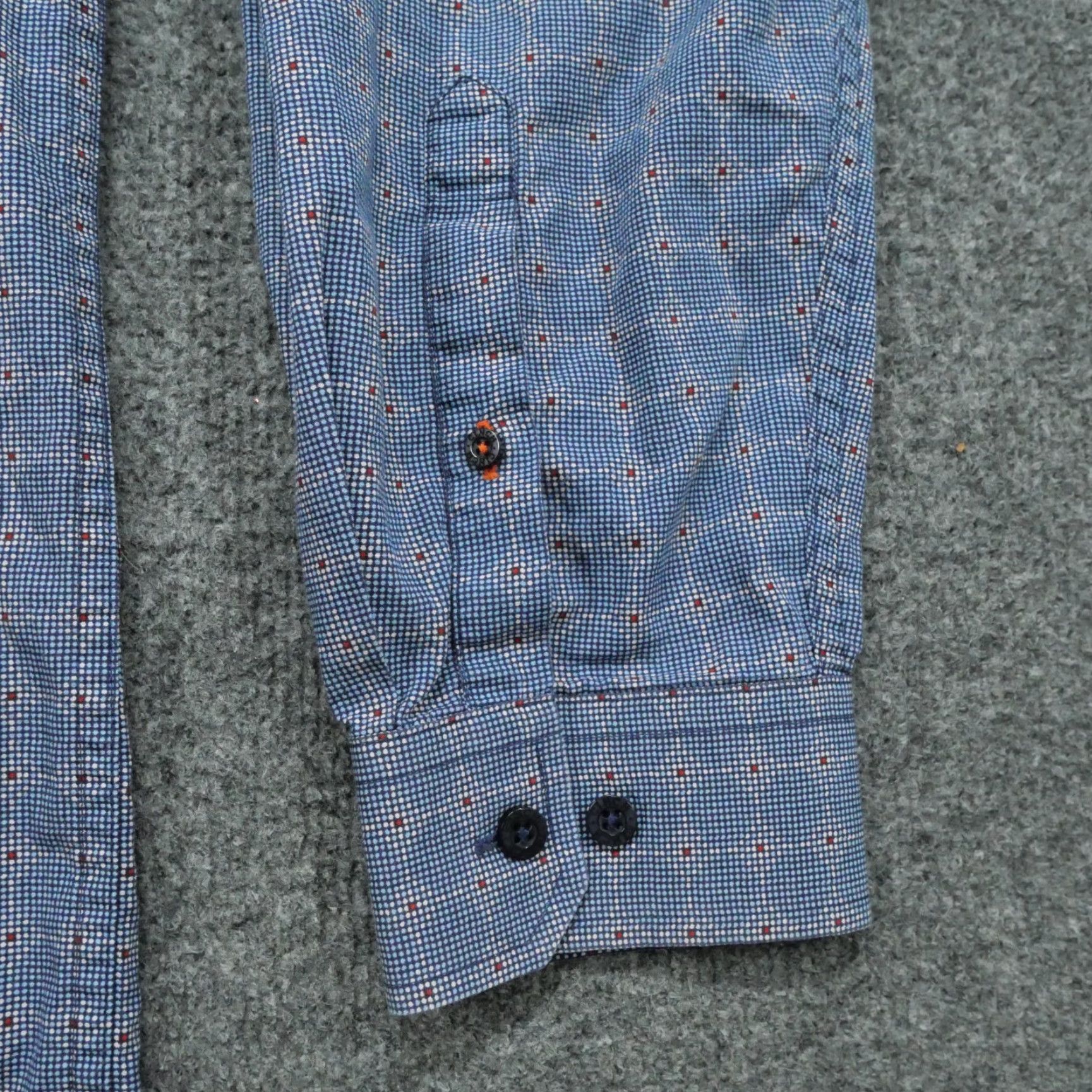 Vintage Cinch Shirt Mens L Blue Geometric Button-Up Long Sleeve Country Size US L / EU 52-54 / 3 - 3 Thumbnail
