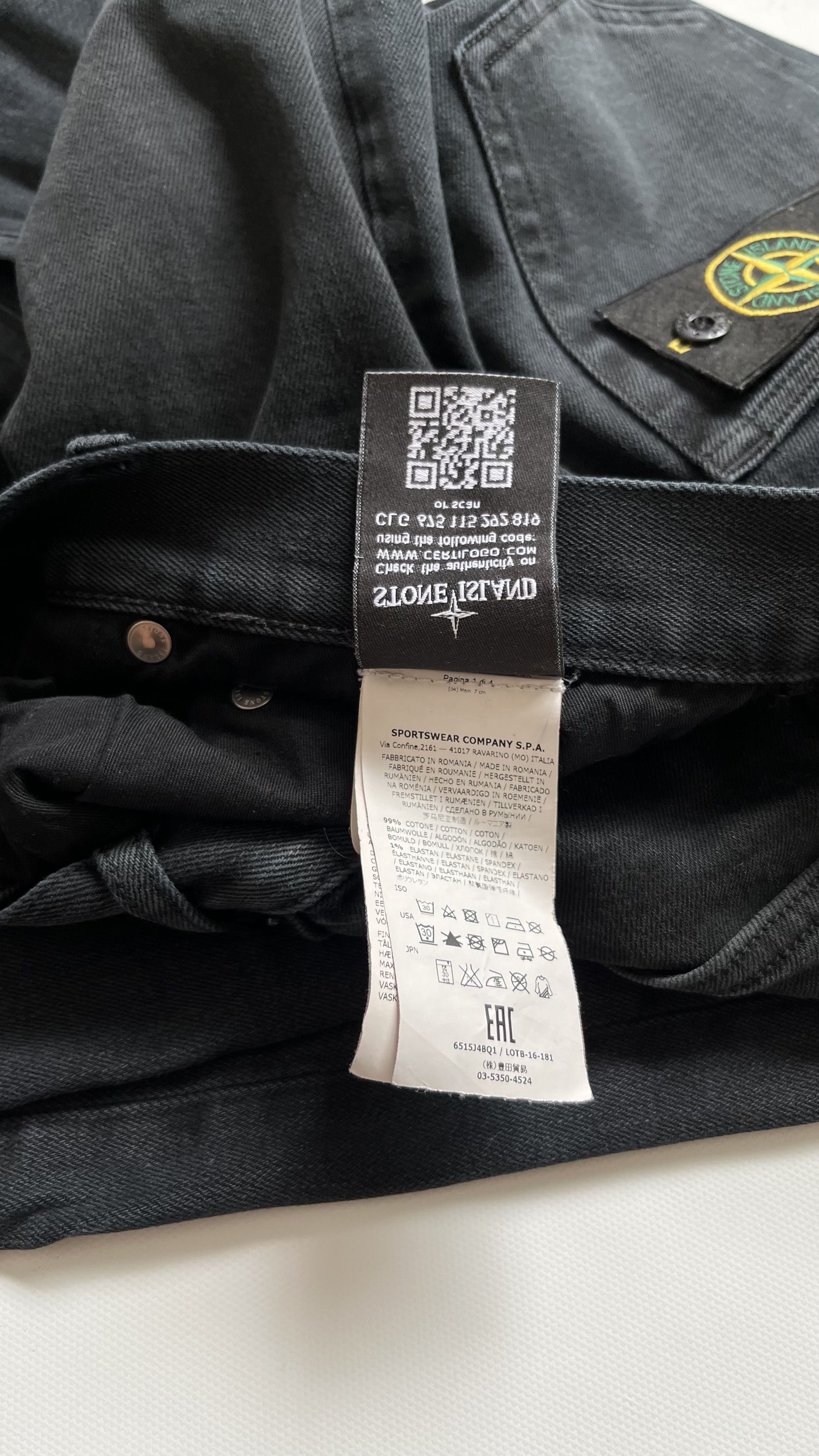 Stone Island Stone Island 2016 Denim Jean Size US 34 / EU 50 - 8 Thumbnail