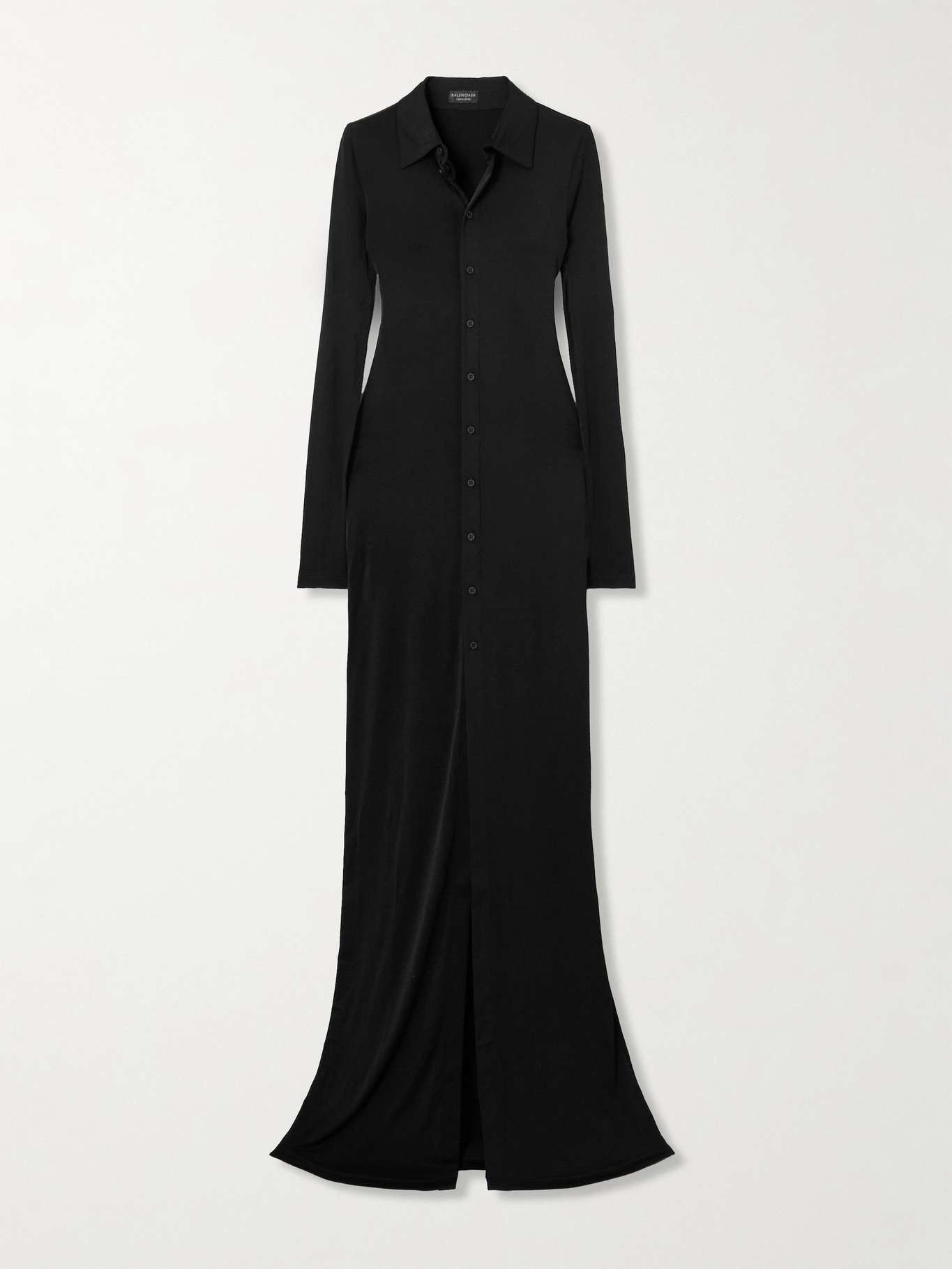 Balenciaga o1in1g0326 Stretch Maxi Dress in Black Size S / US 4 / IT 40 - 1 Thumbnail