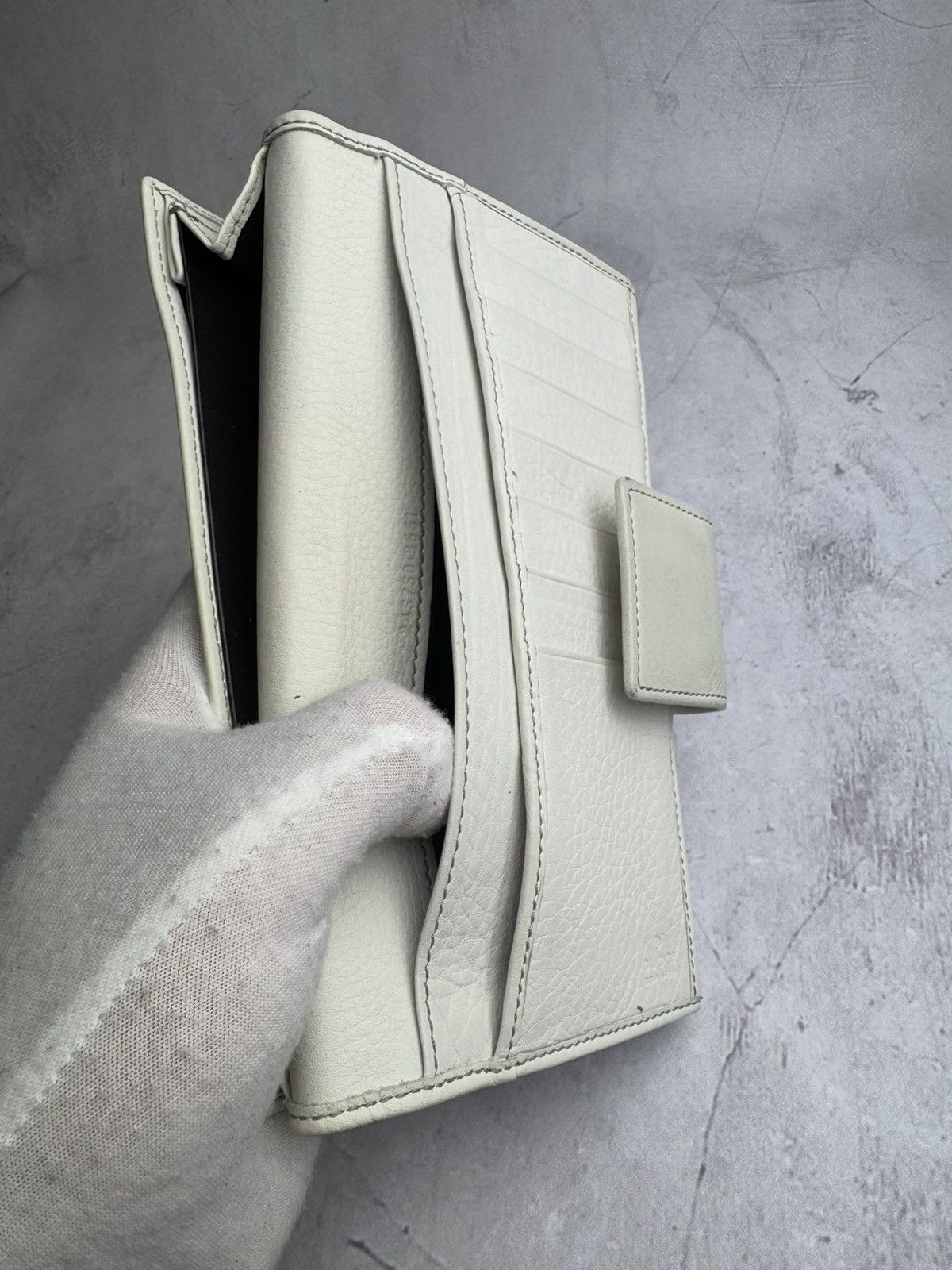 Gucci Gucci Wallet Vintage White Size ONE SIZE - 9 Thumbnail