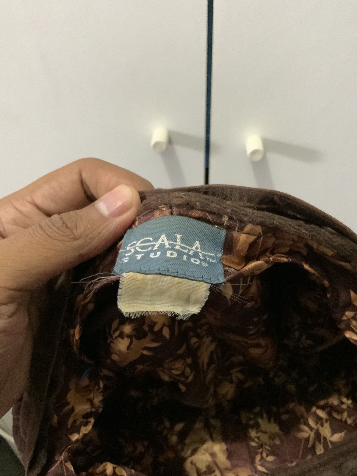 Japanese Brand Vintage Scala Studi Velvet Retro Hat Size ONE SIZE - 10 Thumbnail