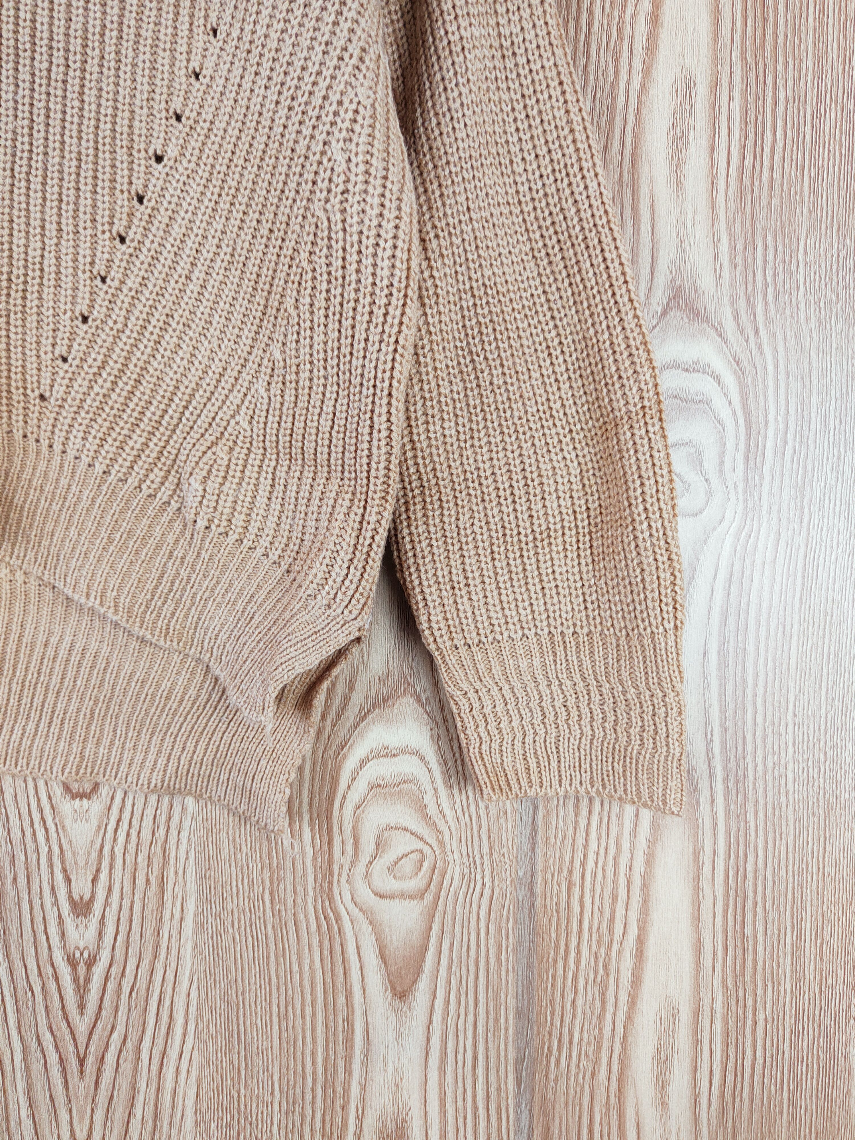 Japanese Brand × Vintage Japanese Brand Brown Knitwear Sweatshirts #W360 Size M / US 6-8 / IT 42-44 - 6 Thumbnail