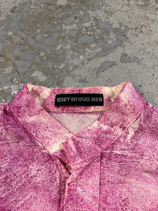 Issey Miyake Issey Miyake Pink Textured Shirt Size US S / EU 44-46 / 1 - 8 Thumbnail