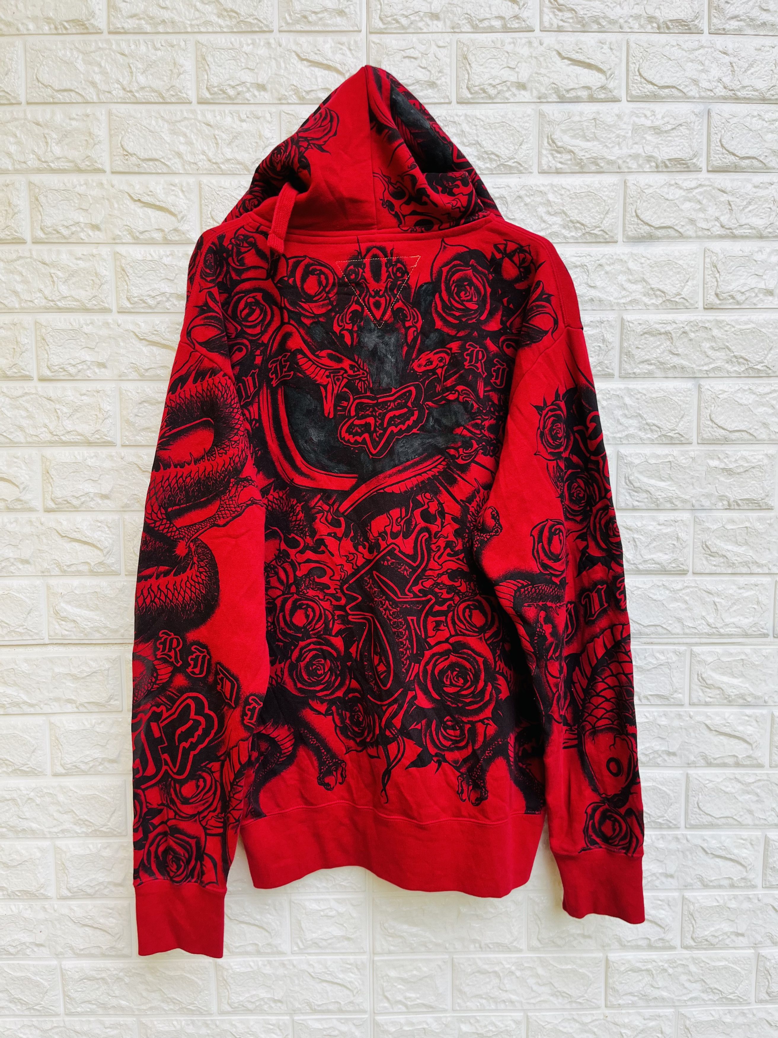 Fox Racing Vintage Fox Racing Motorcycle Japanese Designe Fashion Style Size US L / EU 52-54 / 3 - 2 Thumbnail