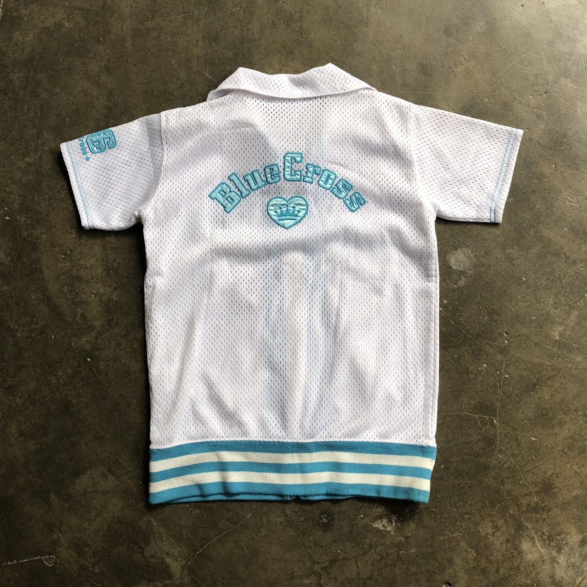 Japanese Brand NEED GONE🔥 Blue Cross Net Skull Jacket Size L / US 10 / IT 46 - 6 Thumbnail