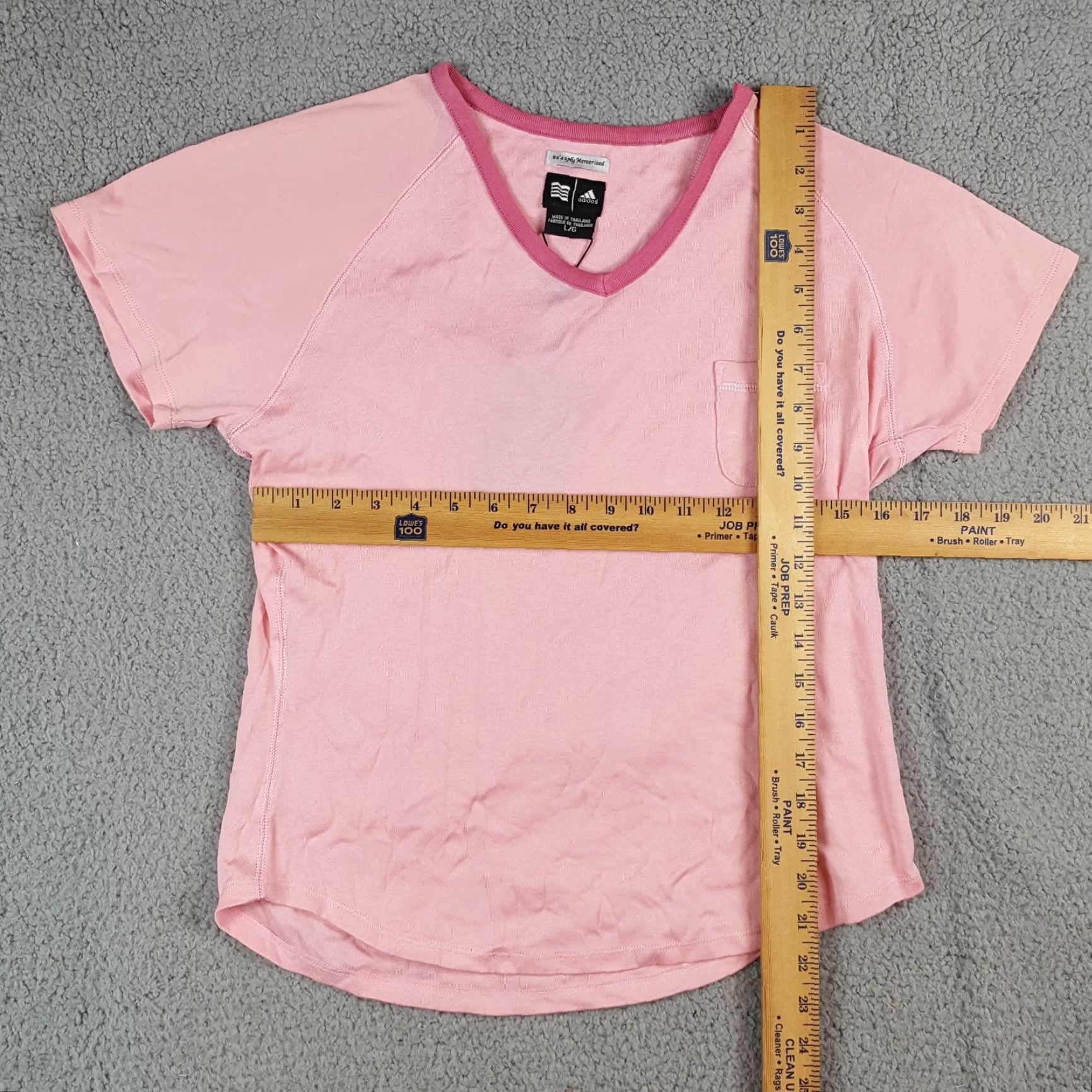 Adidas VINTAGE adidas Women's T-Shirt Casual Short Sleeve L Pink 00s Y2K Retro Pockets Size L / US 10 / IT 46 - 7 Thumbnail