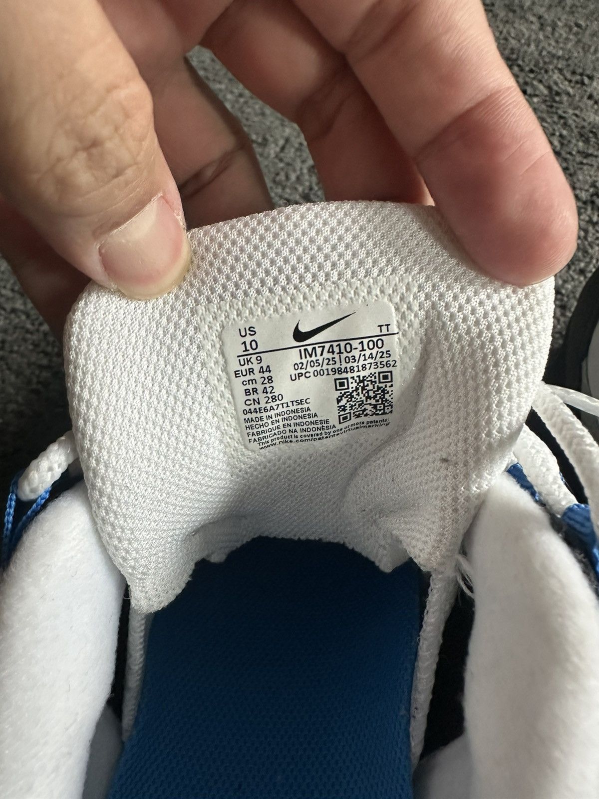 Nike Nike Air Max 95 OG "Blue Spark" Size US 10 / EU 43 - 7 Thumbnail