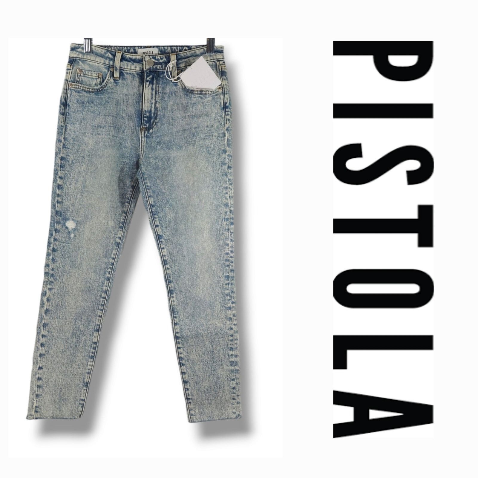 Pistola NWT Pistola Aline High-Rise Skinny Crop Jean Sz. 26x25 June Size 26" / US 2 / IT 38 - 1 Thumbnail
