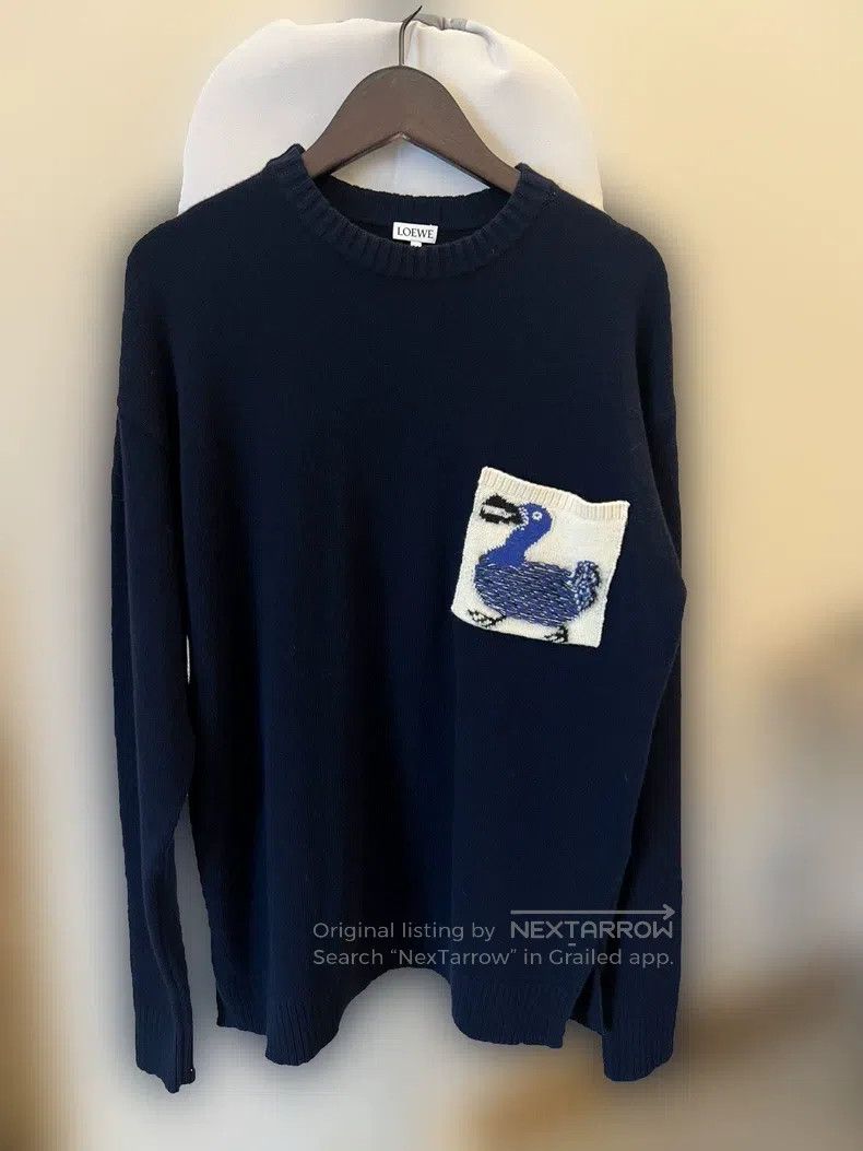 Loewe Loewe Wool crew neck pullover sweater Size S / US 4 / IT 40 - 1 Thumbnail