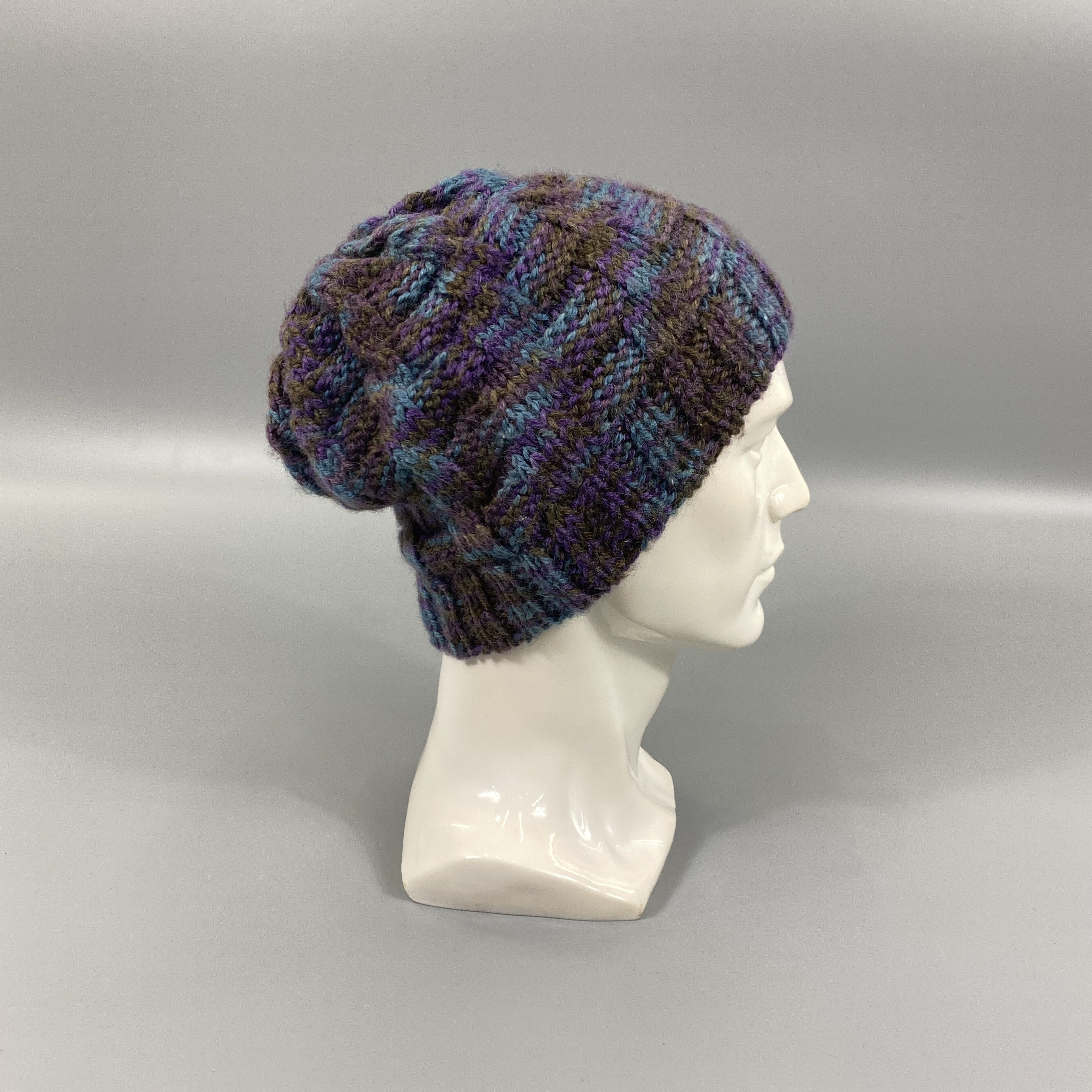 Japanese Brand Multicolor Knit Beanie Hat -BN818 Size ONE SIZE - 4 Thumbnail