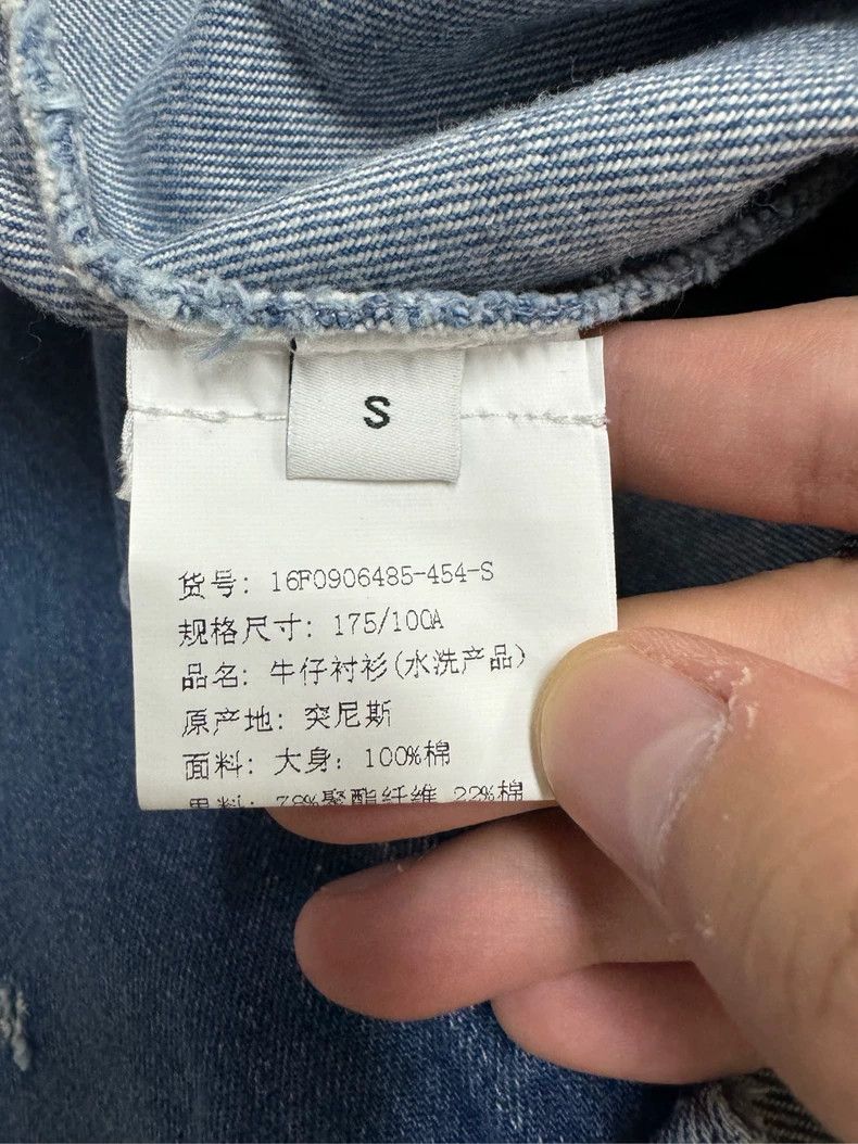 Givenchy Givenchy Worn-Out Washed Blue Denim Jacket Size US S / EU 44-46 / 1 - 4 Thumbnail