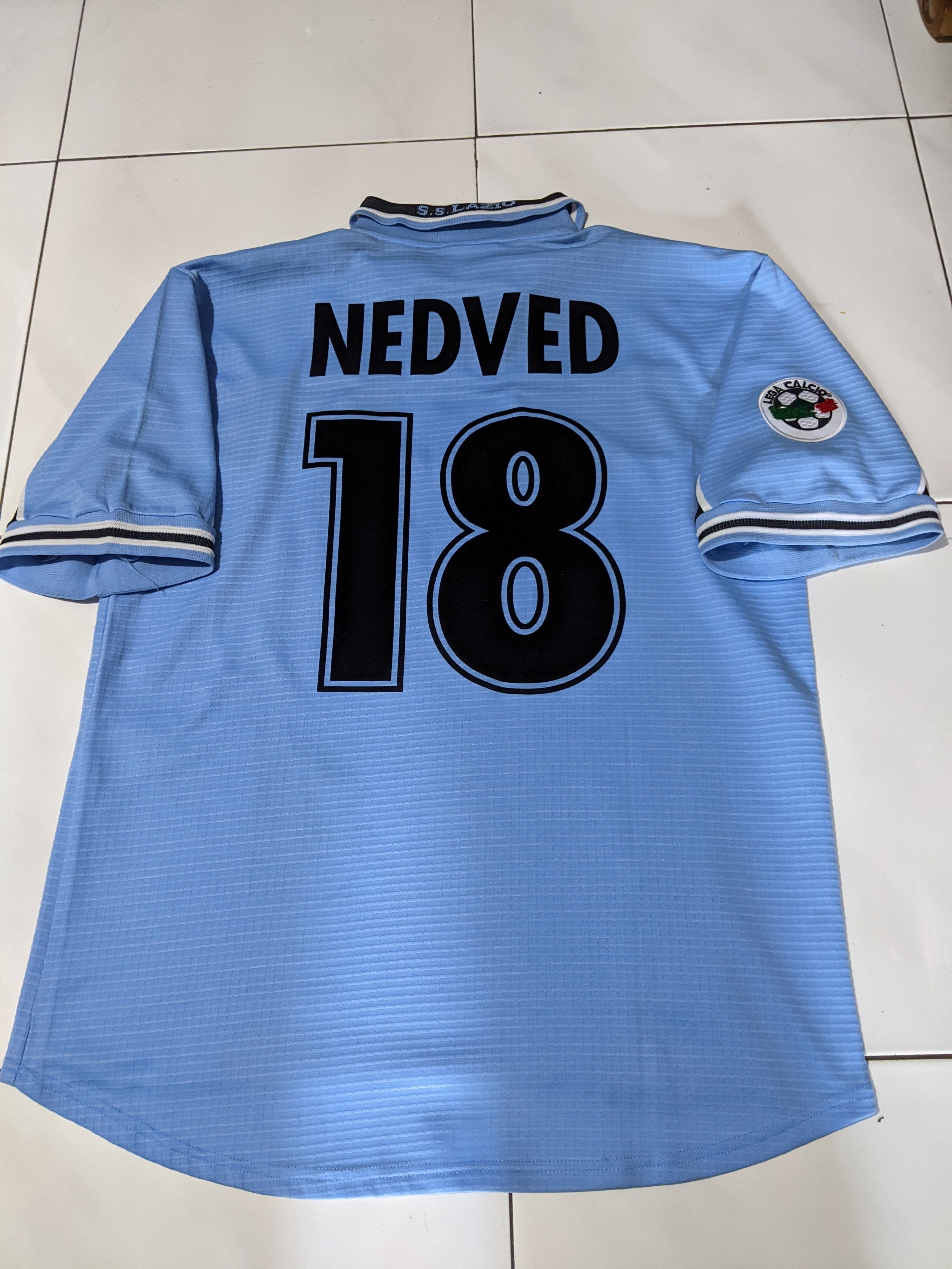 Puma Lazio 1998-99 home Pavel Nedved Jersey football shirt Size US M / EU 48-50 / 2 - 2 Thumbnail