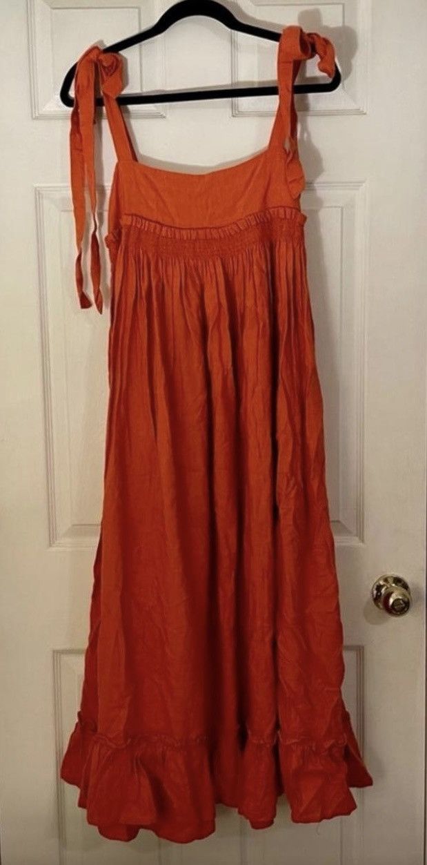 Free People Free People Endless Summer Gretchen Pinafore Maxi Dress Size S / US 4 / IT 40 - 3 Thumbnail