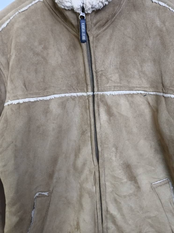 Japanese Brand × Kansai Yamamoto × Vintage Kansai Jeans Vintage Leather Jacket Size US M / EU 48-50 / 2 - 4 Thumbnail